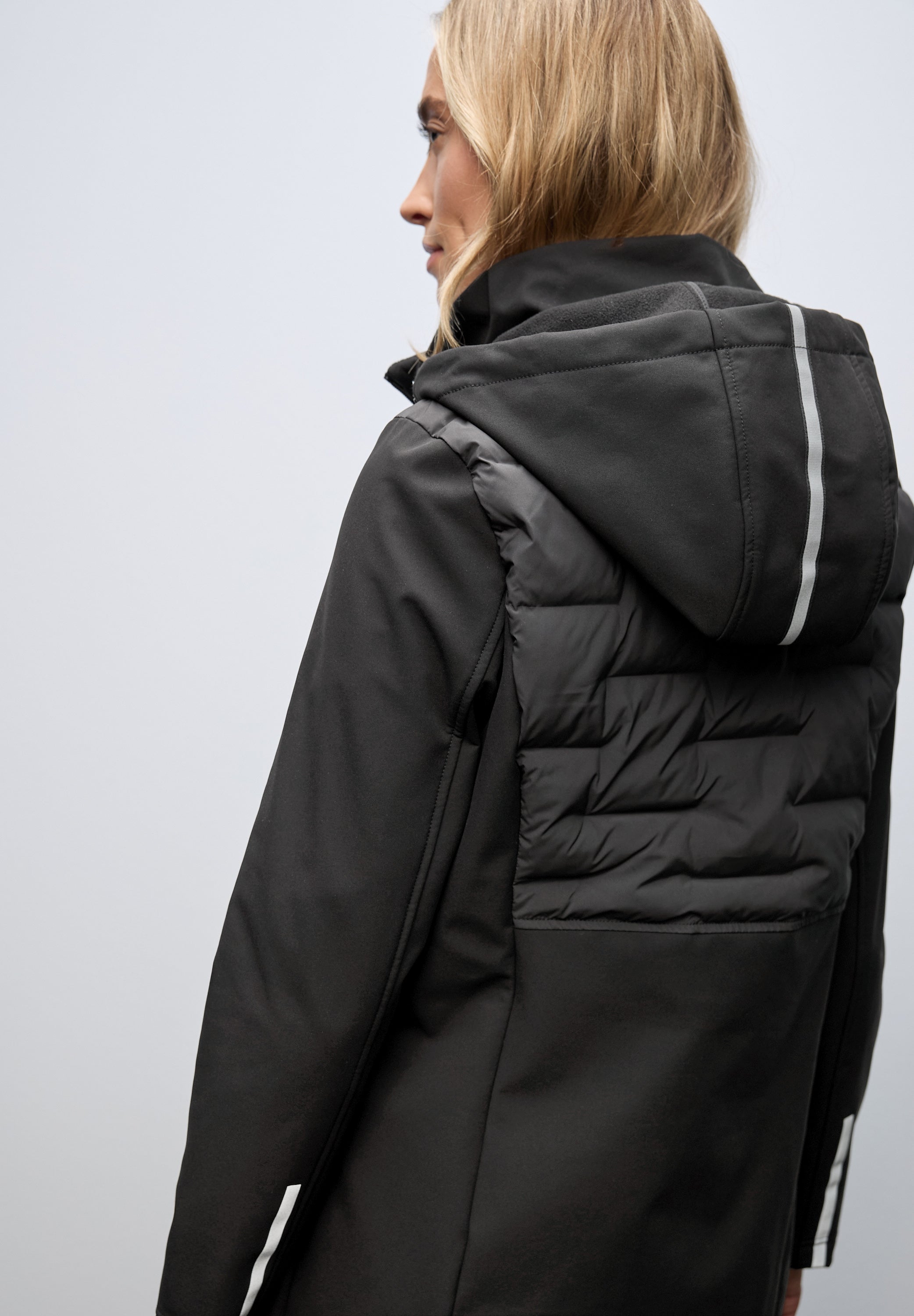 Softshelljacke mit Details
