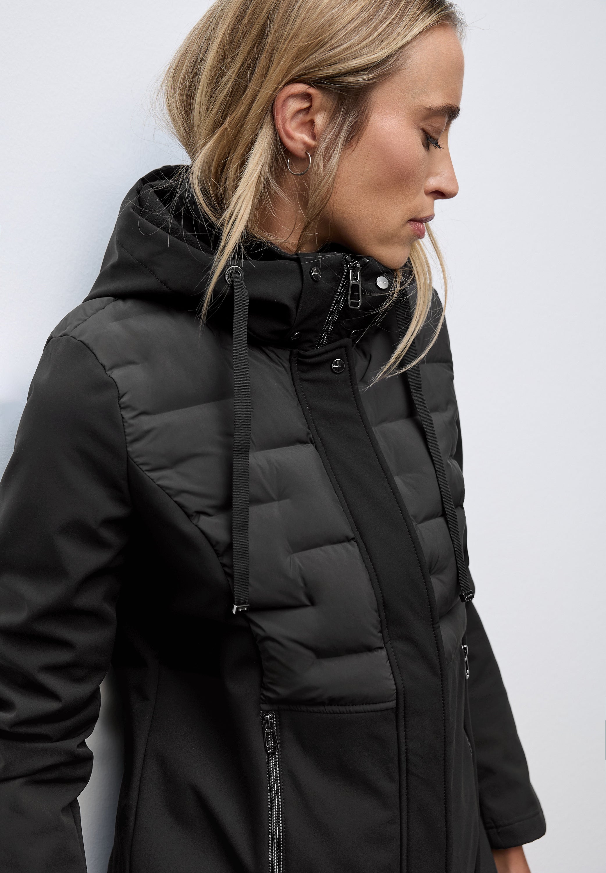 Softshelljacke mit Details
