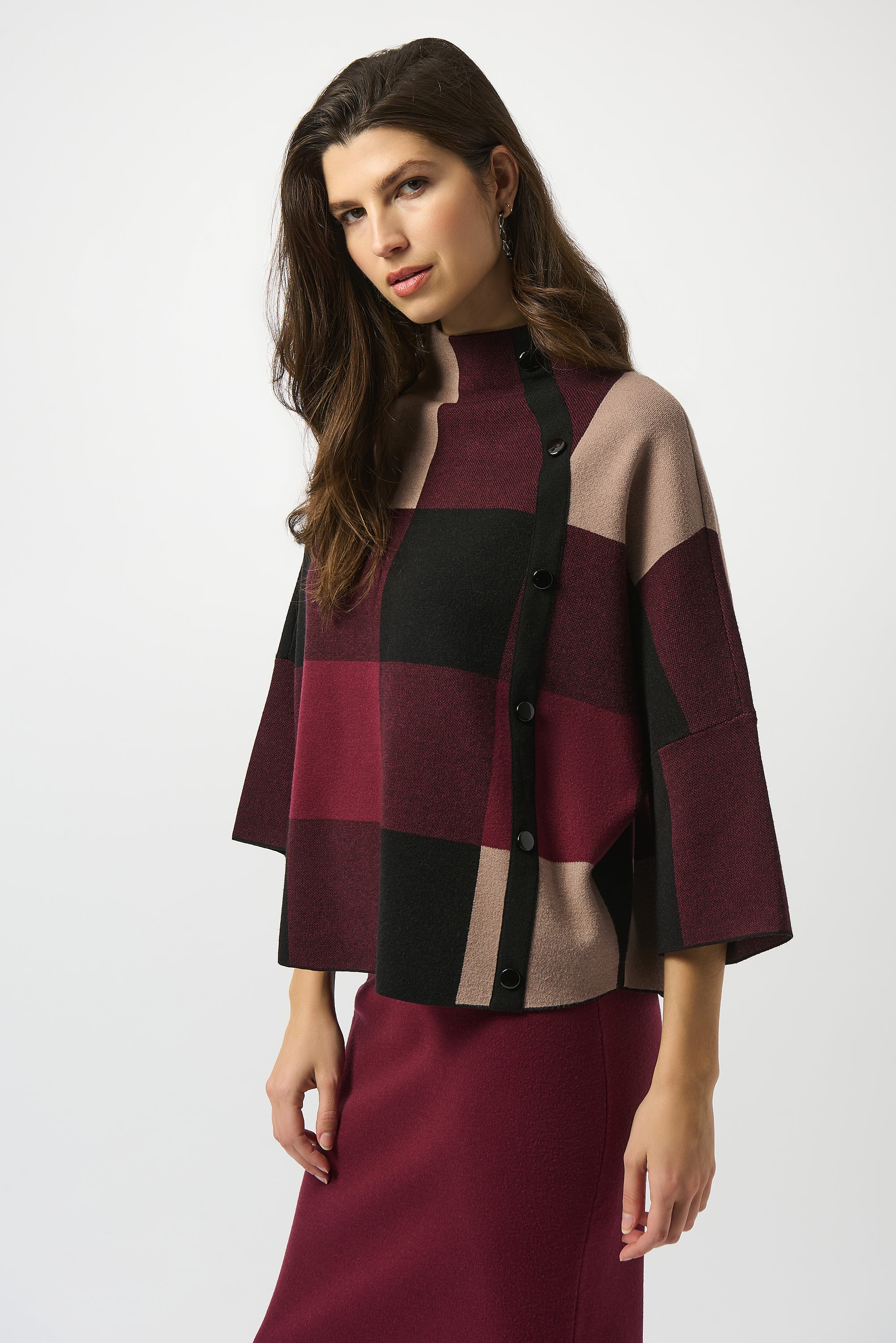 Pullover aus Jacquardkaro