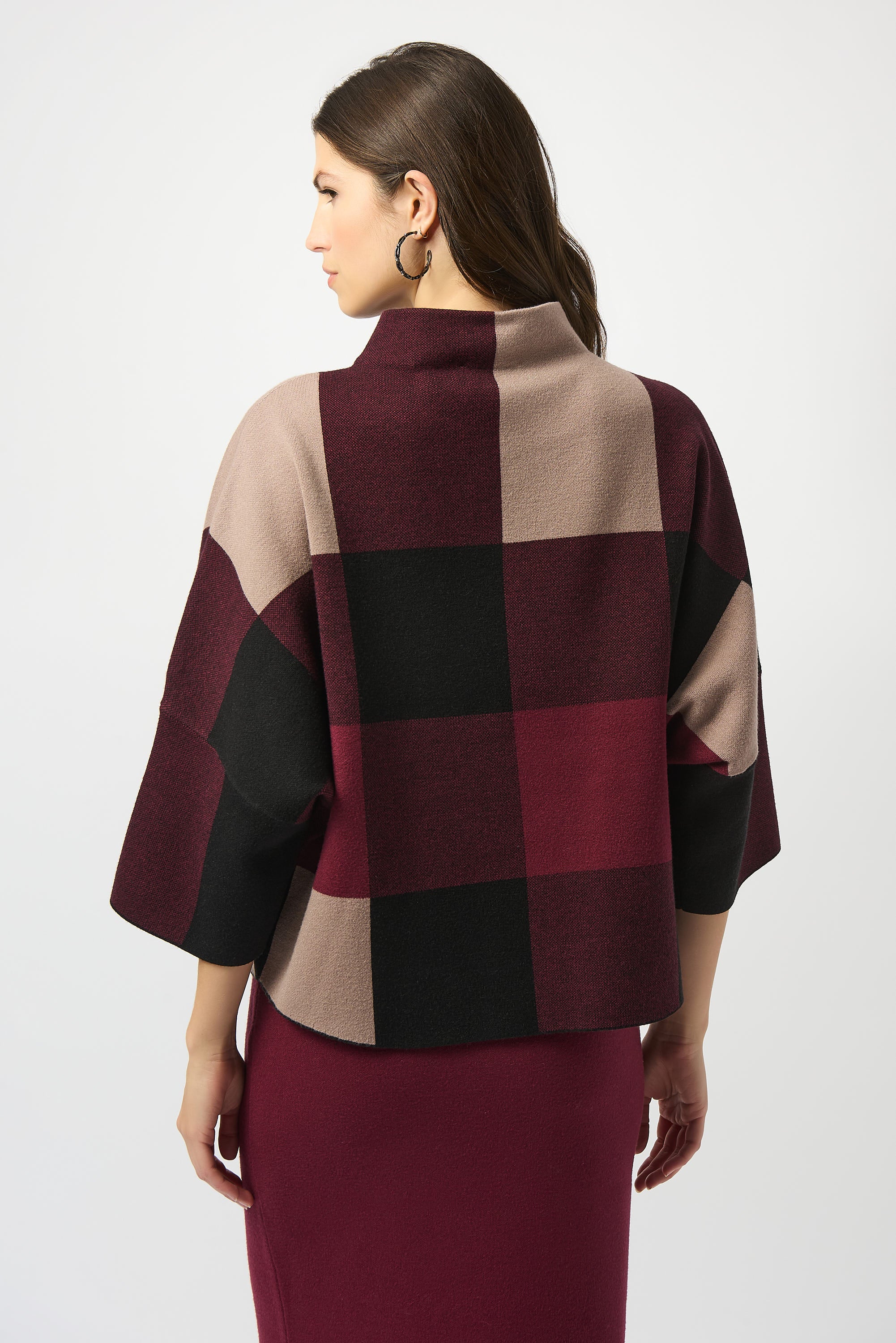 Pullover aus Jacquardkaro