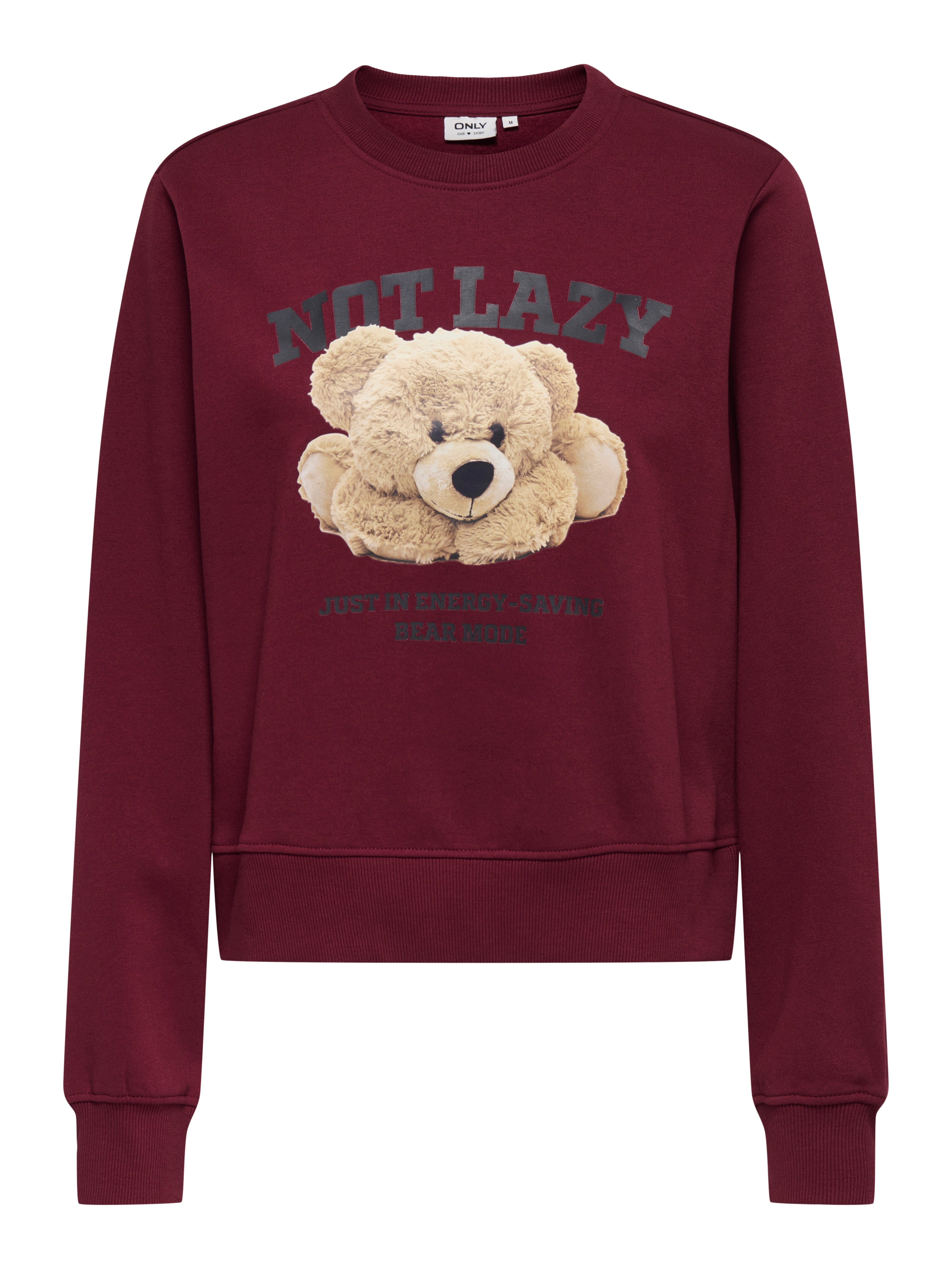 ONLBILA L/S BEAR O-NECK CS UB SWT