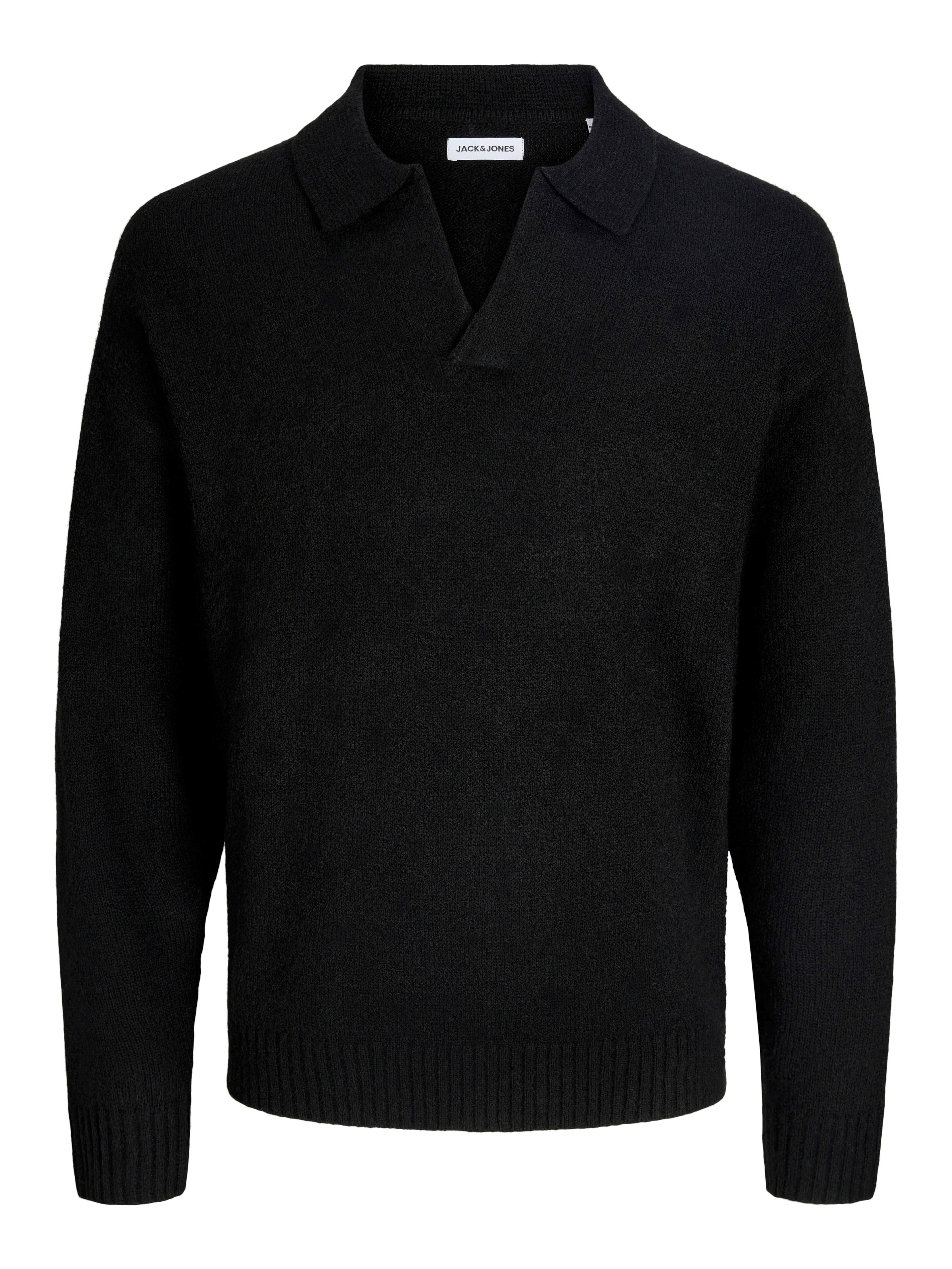 JJSOHO OLLIE KNIT SPLIT NECK LN