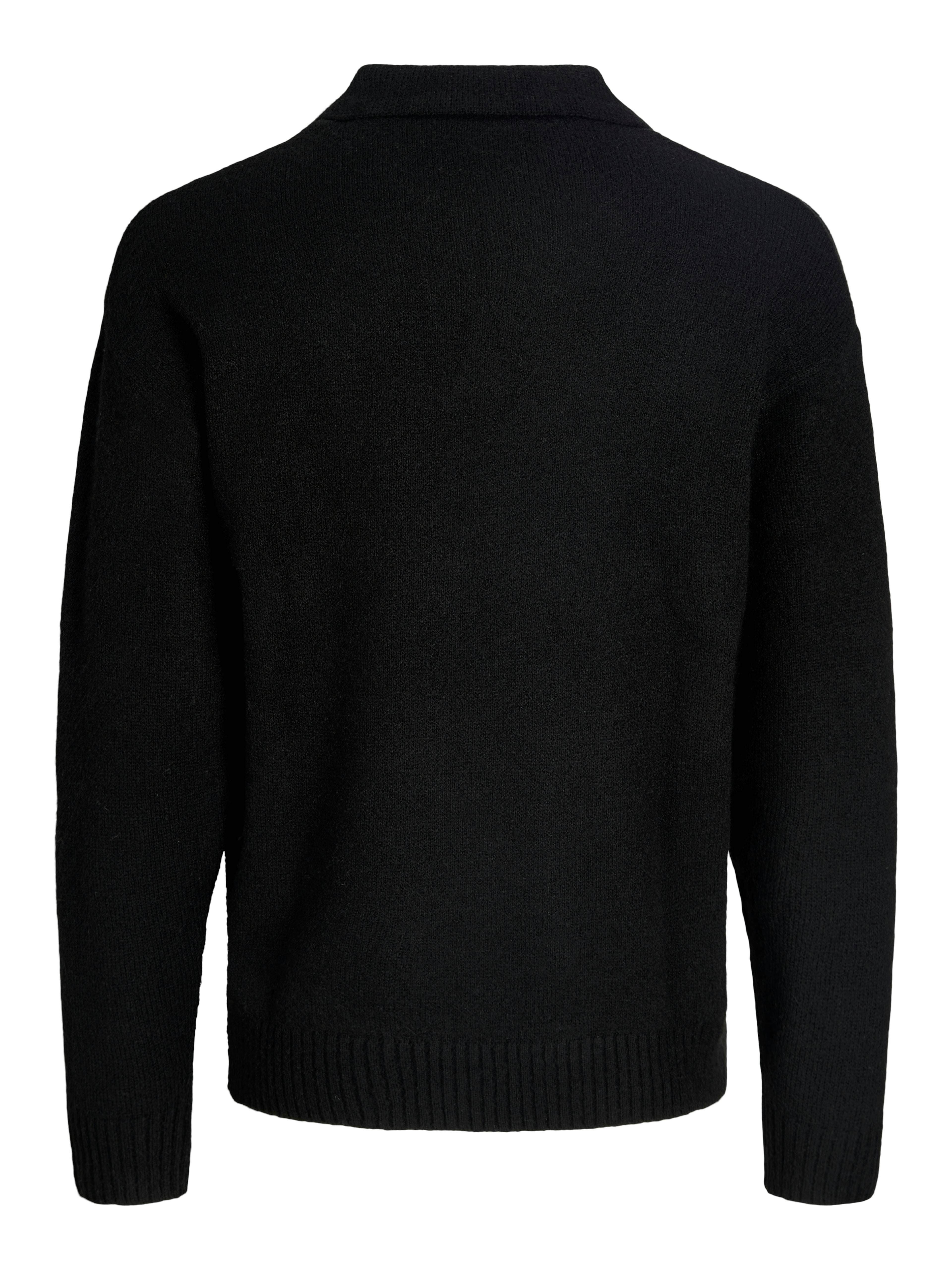 JJSOHO OLLIE KNIT SPLIT NECK LN