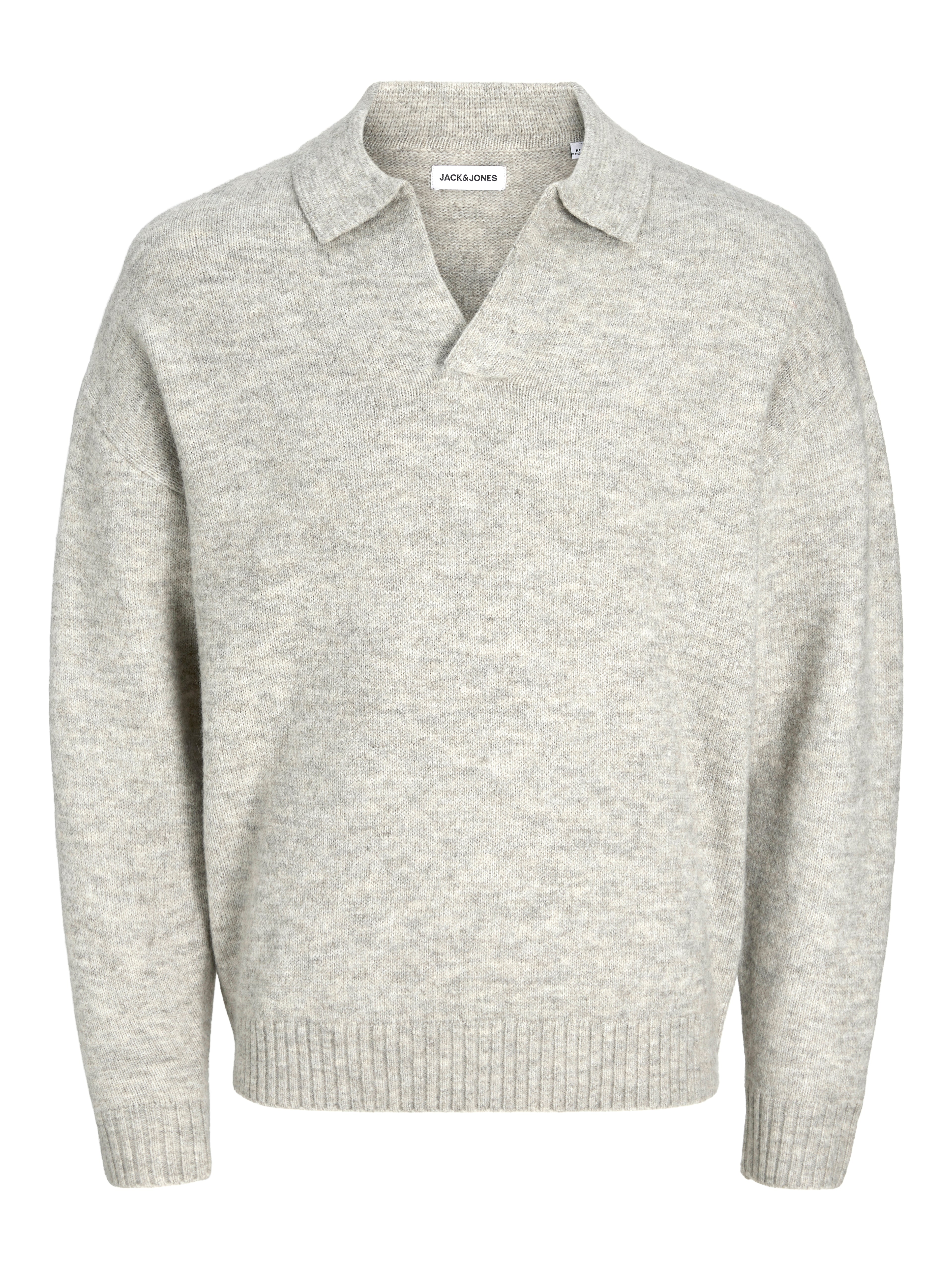 JJSOHO OLLIE KNIT SPLIT NECK LN