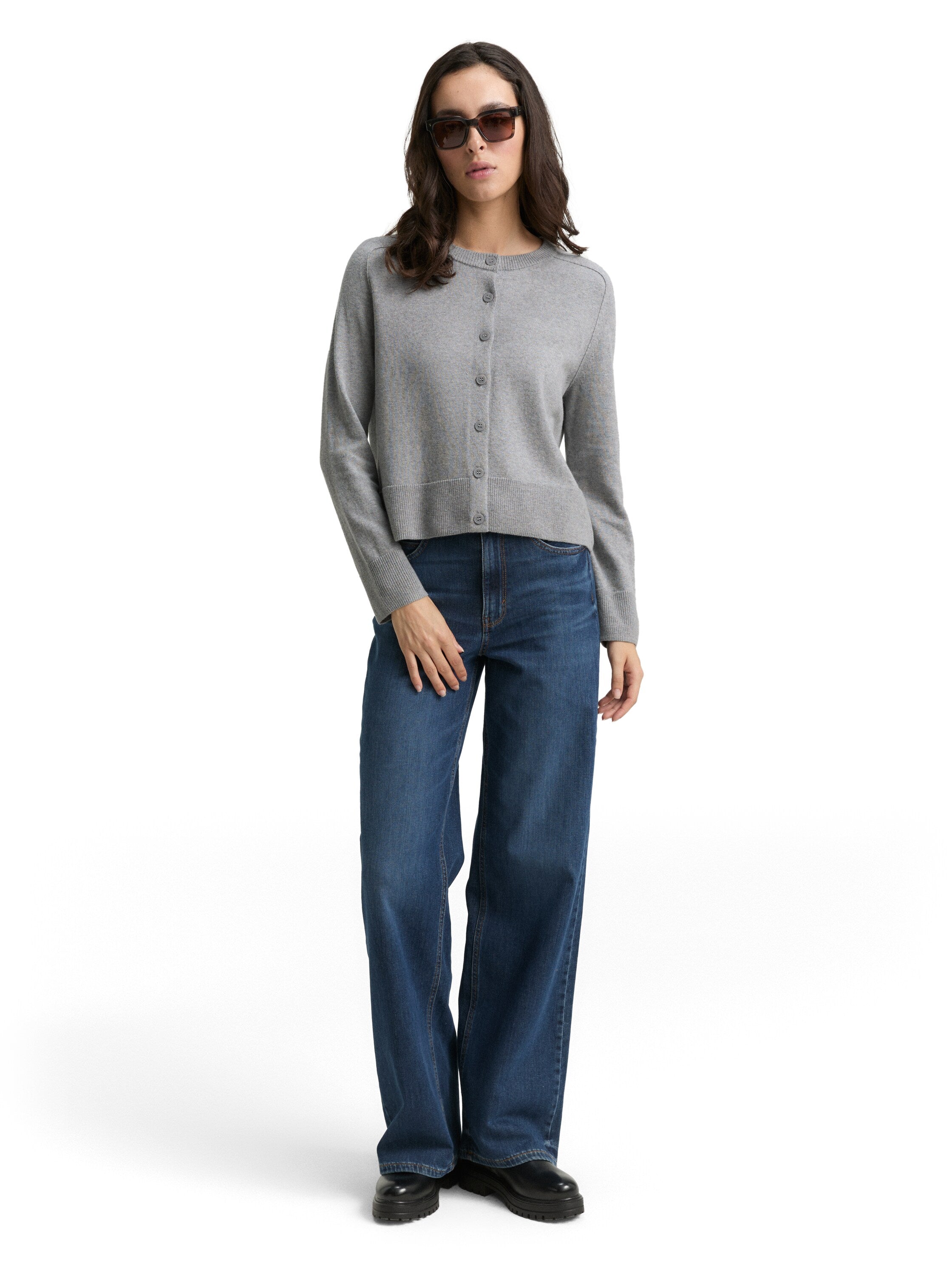 Cardigan mit Kaschmir-Anteil