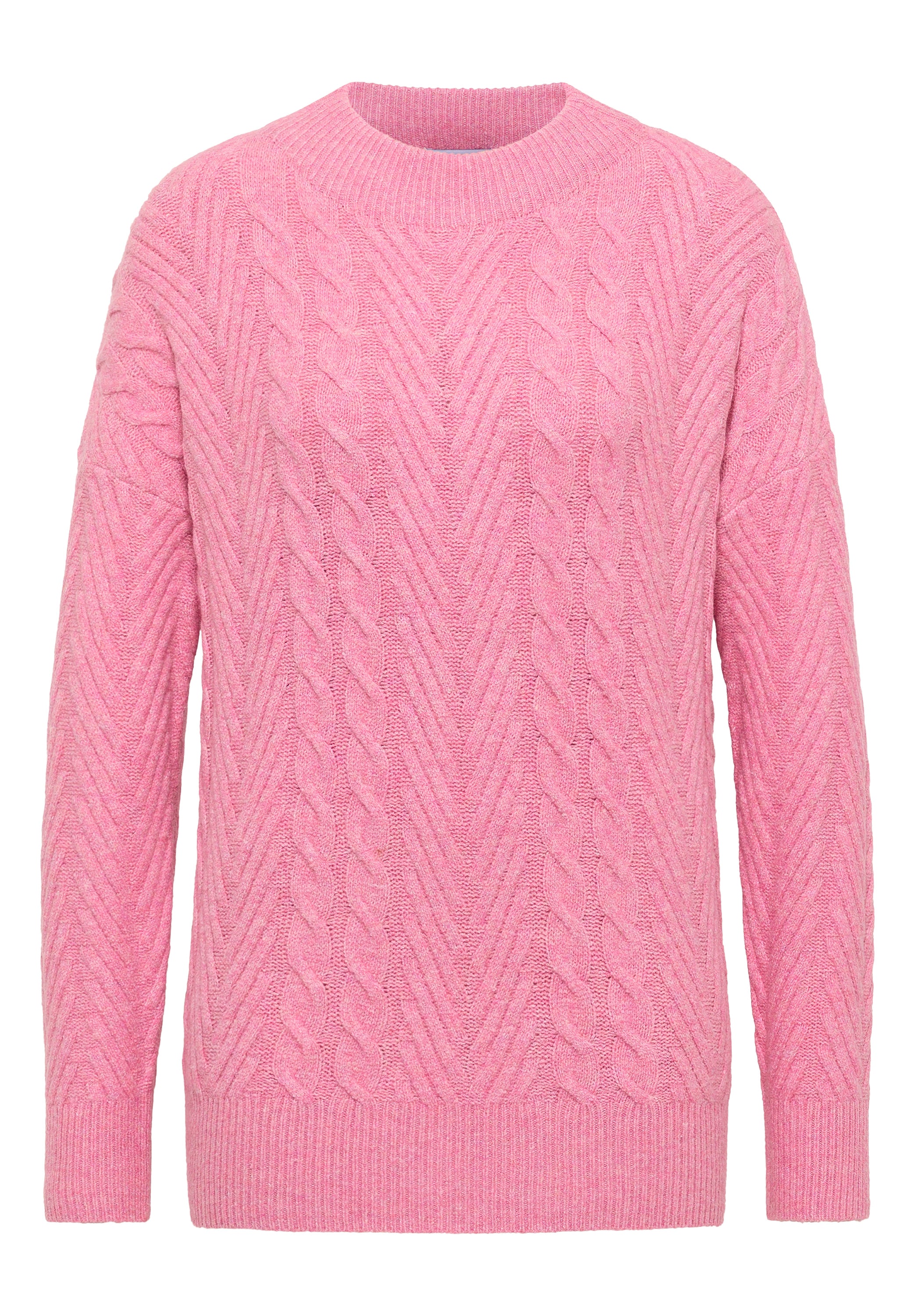 Pullover mit Zopfmuster