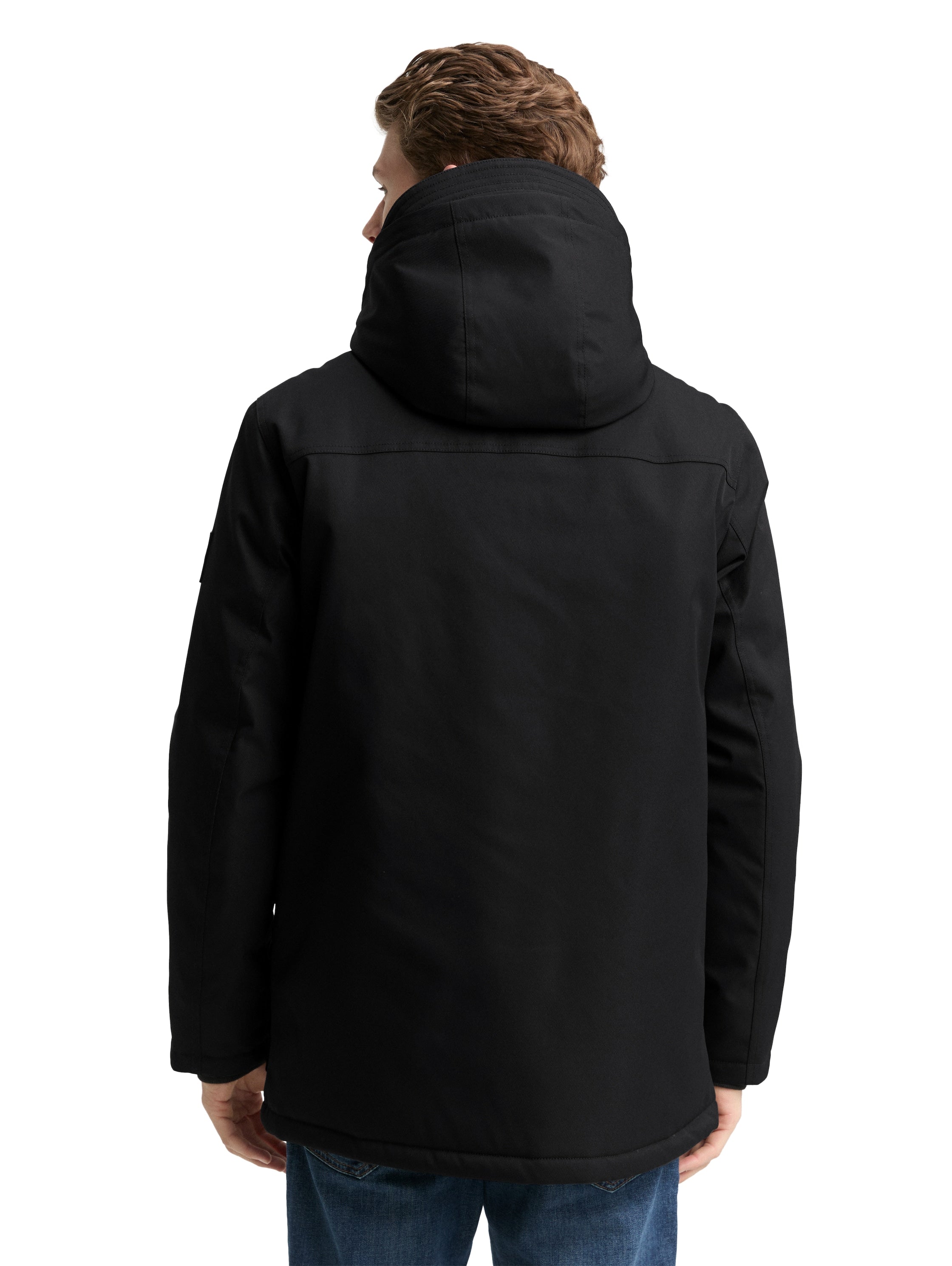 Übergangsjacke mit aufgesetzten Taschen
