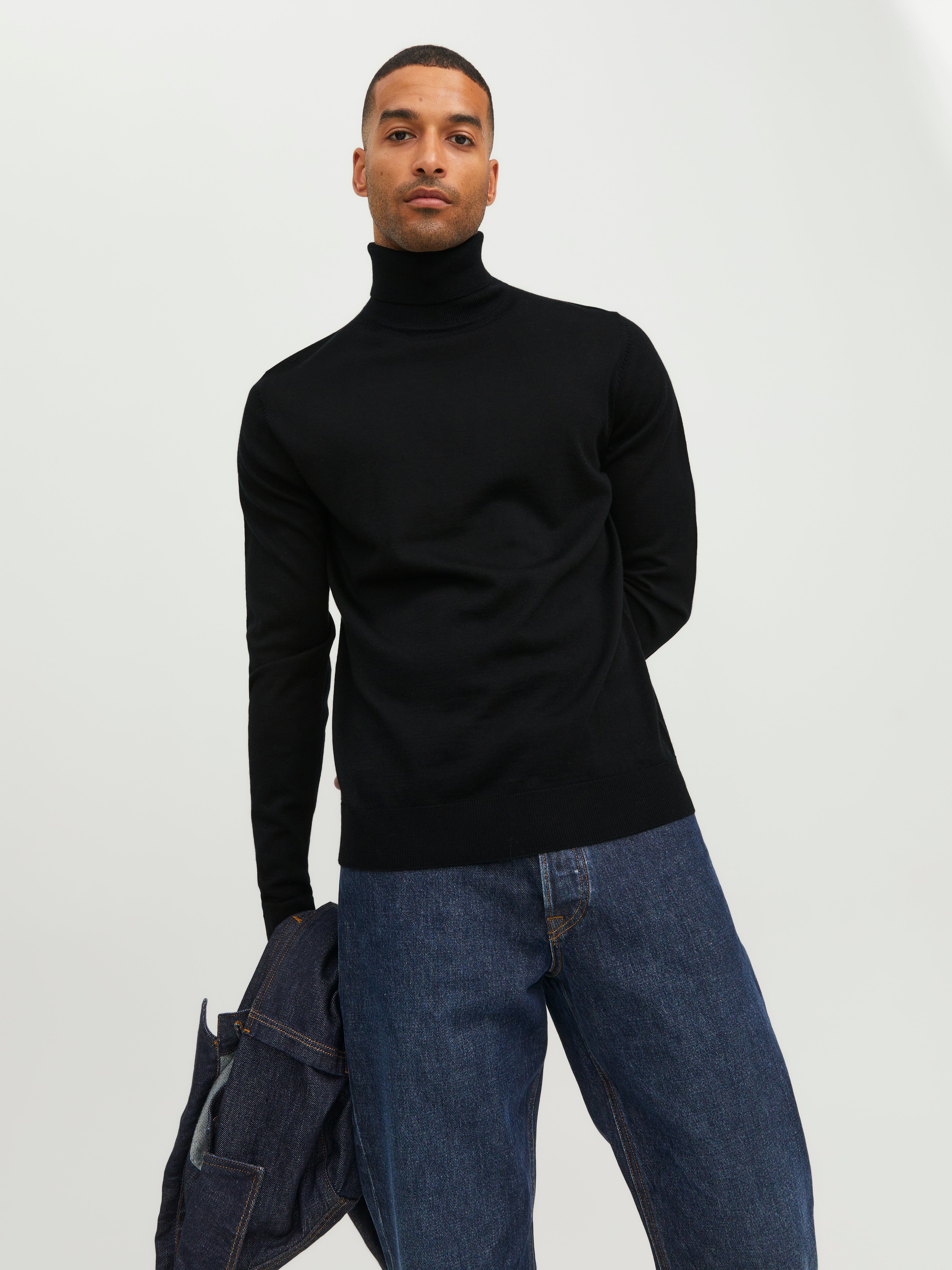 JPRBLAMERINO KNIT ROLL NECK