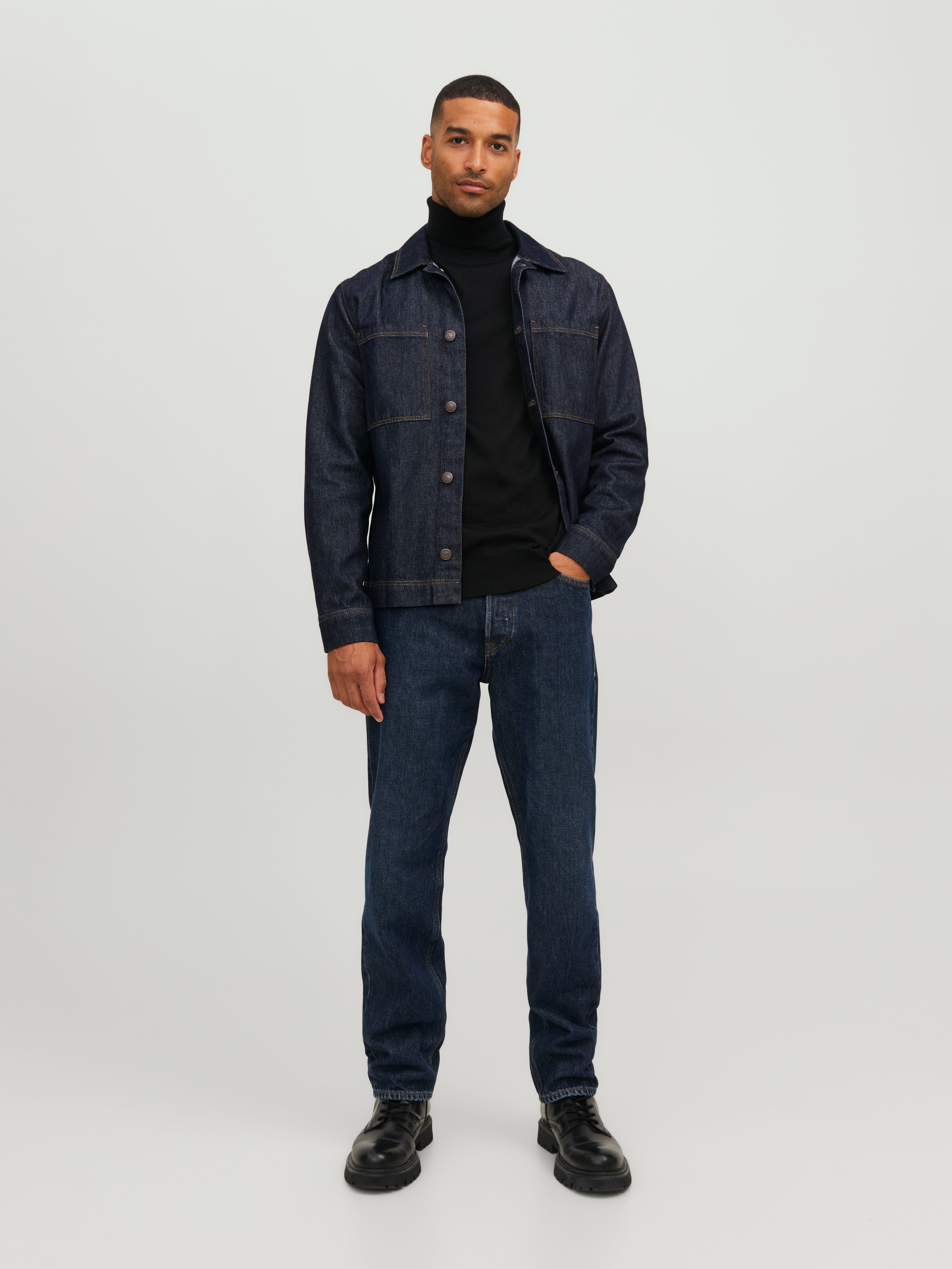 JPRBLAMERINO KNIT ROLL NECK