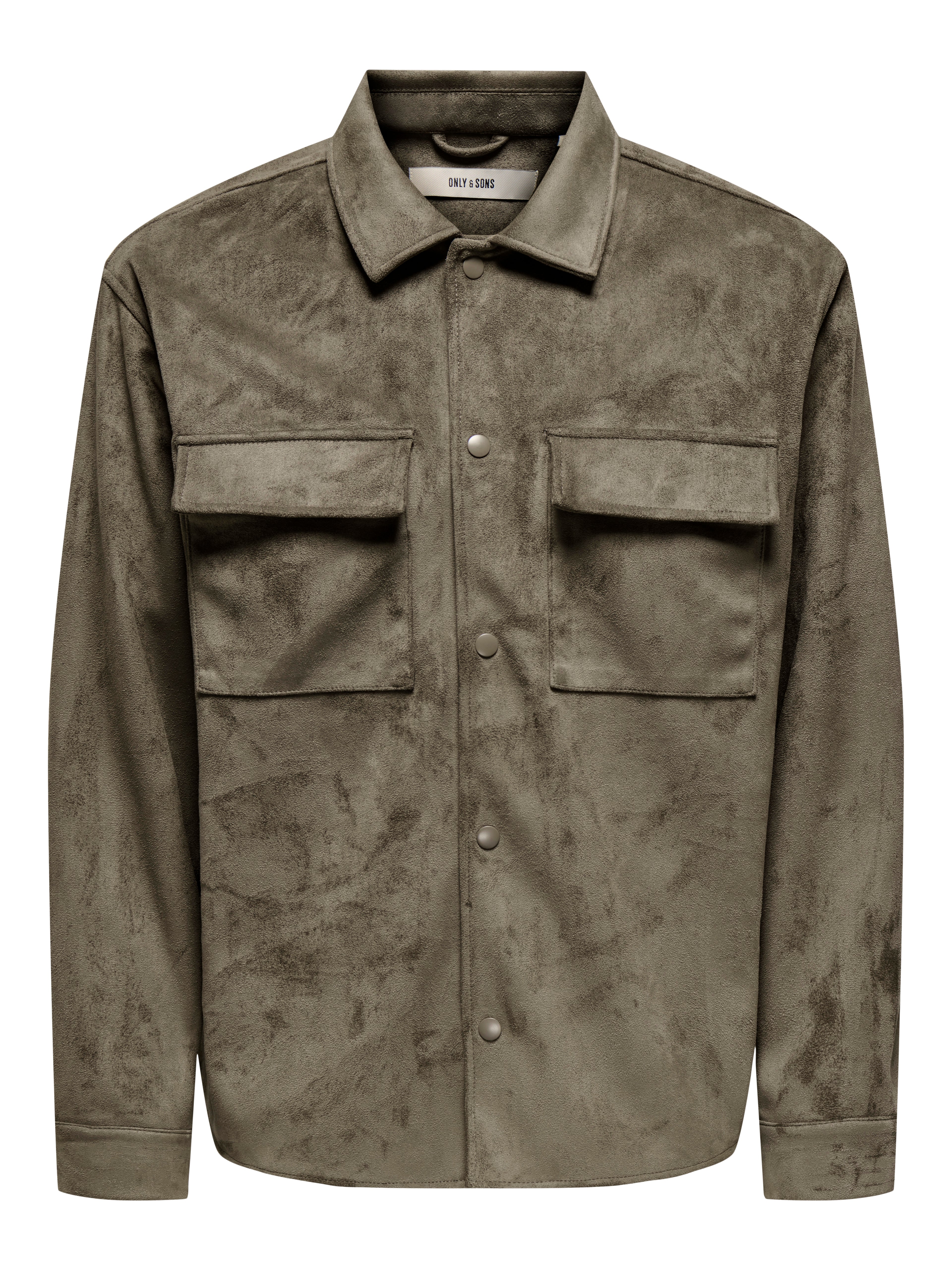 ONSRAVI FAKE SUEDE SHACKET OTW