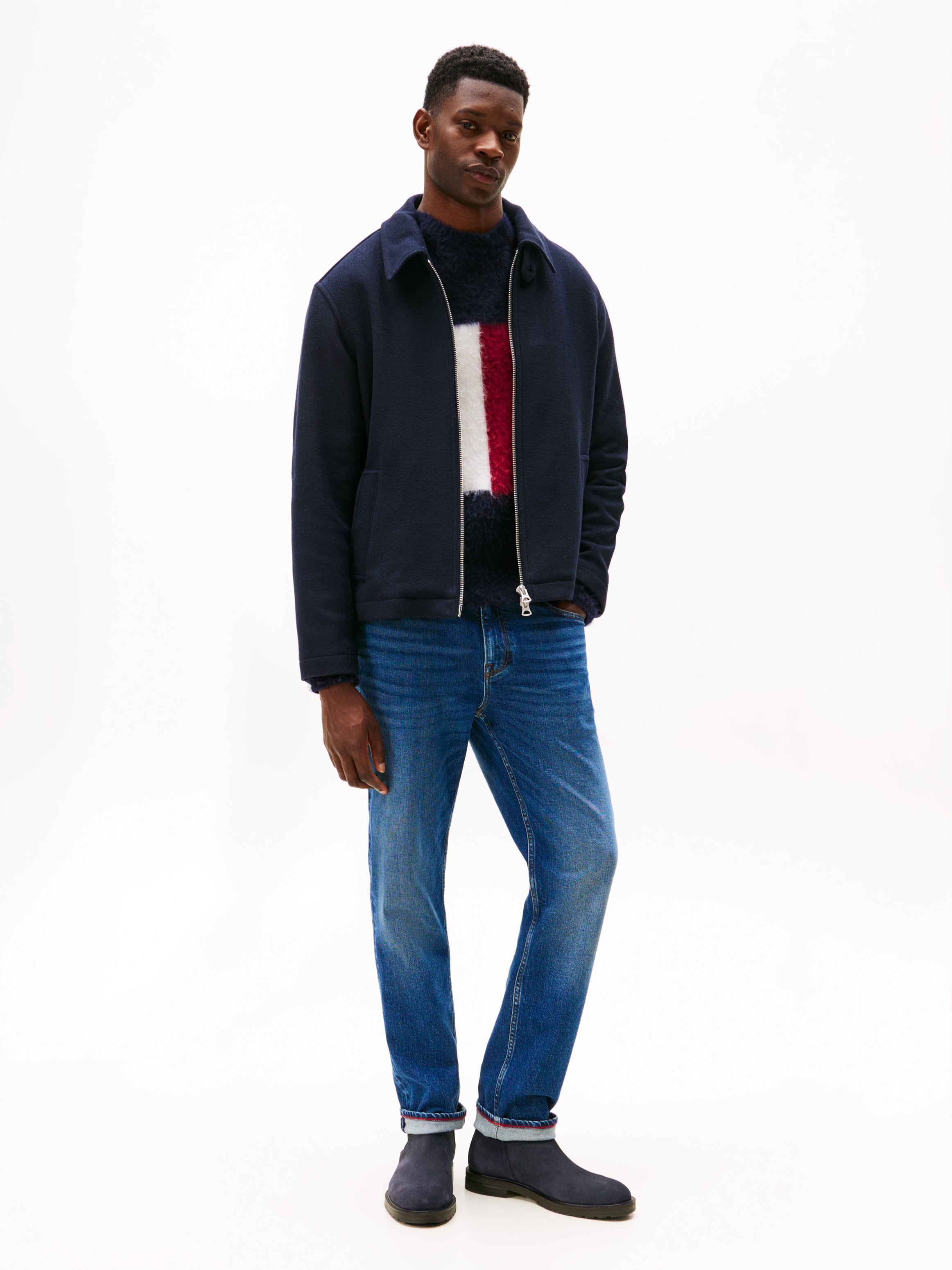 CLEATED HILFIGER SUEDE CHELSEA