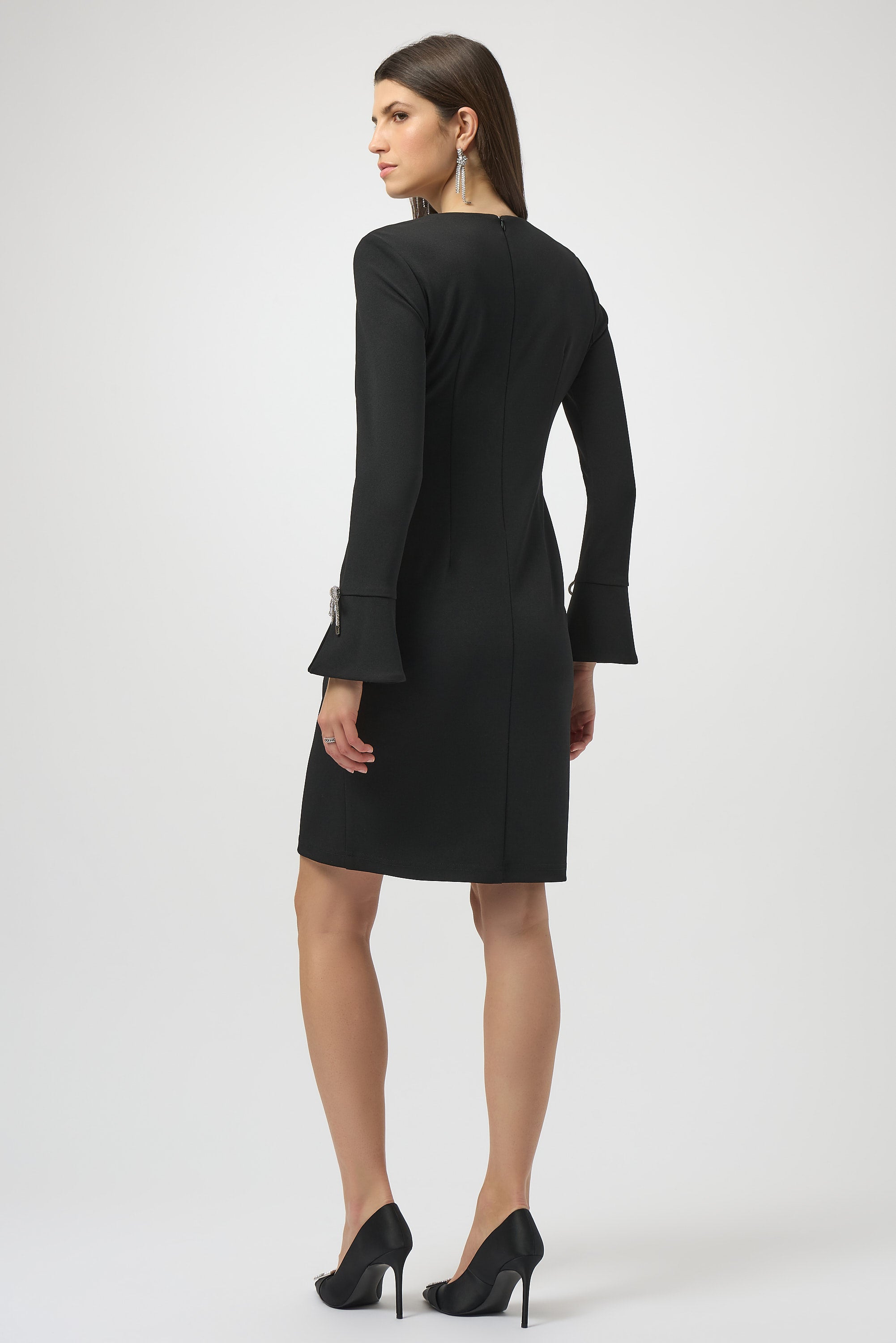 Joseph Ribkoff Scuba-Crepe Etui-Kleid Damen Langarm Elegant