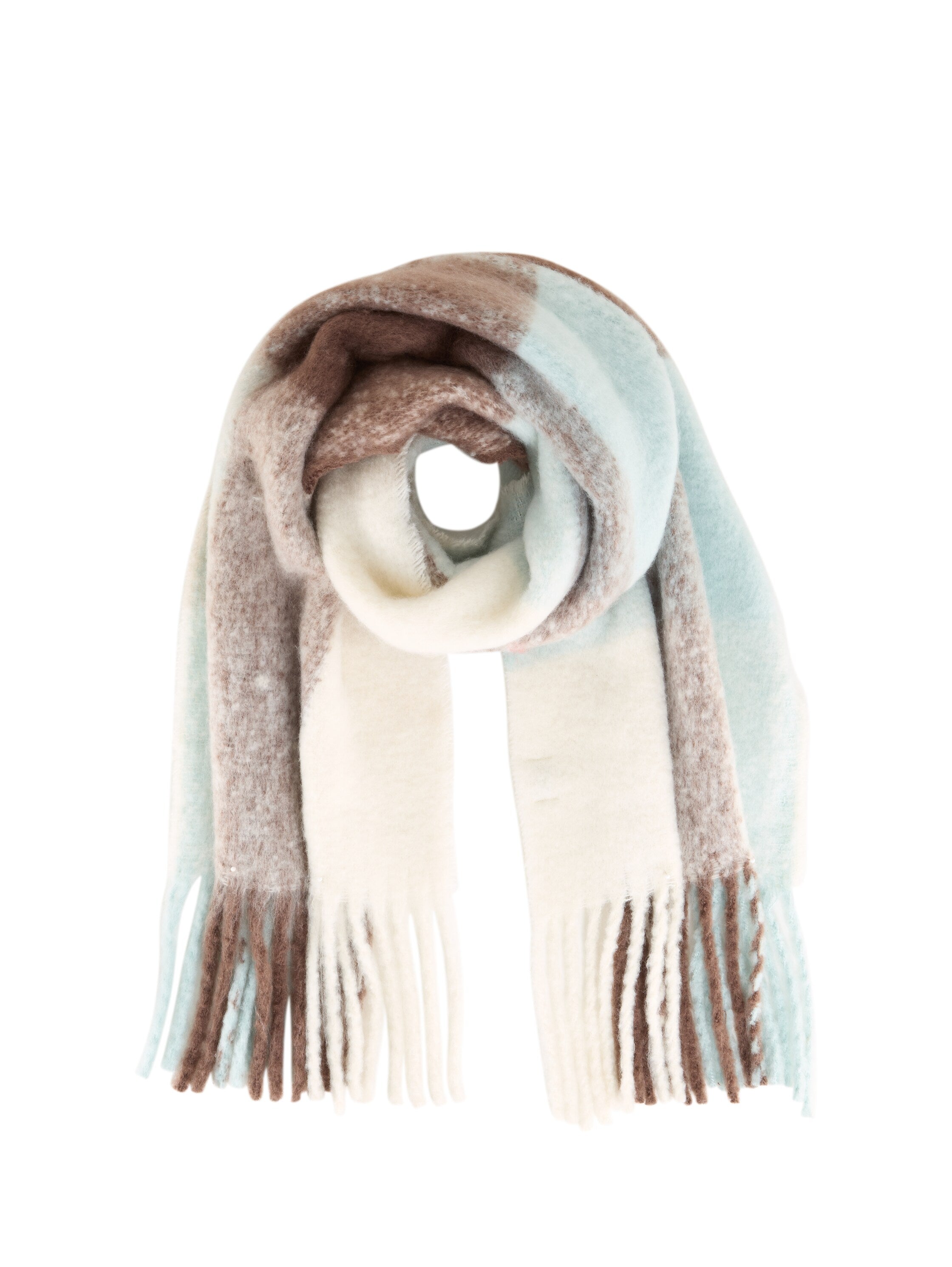 Tom Tailor Denim Female Winterschal mit Fransen