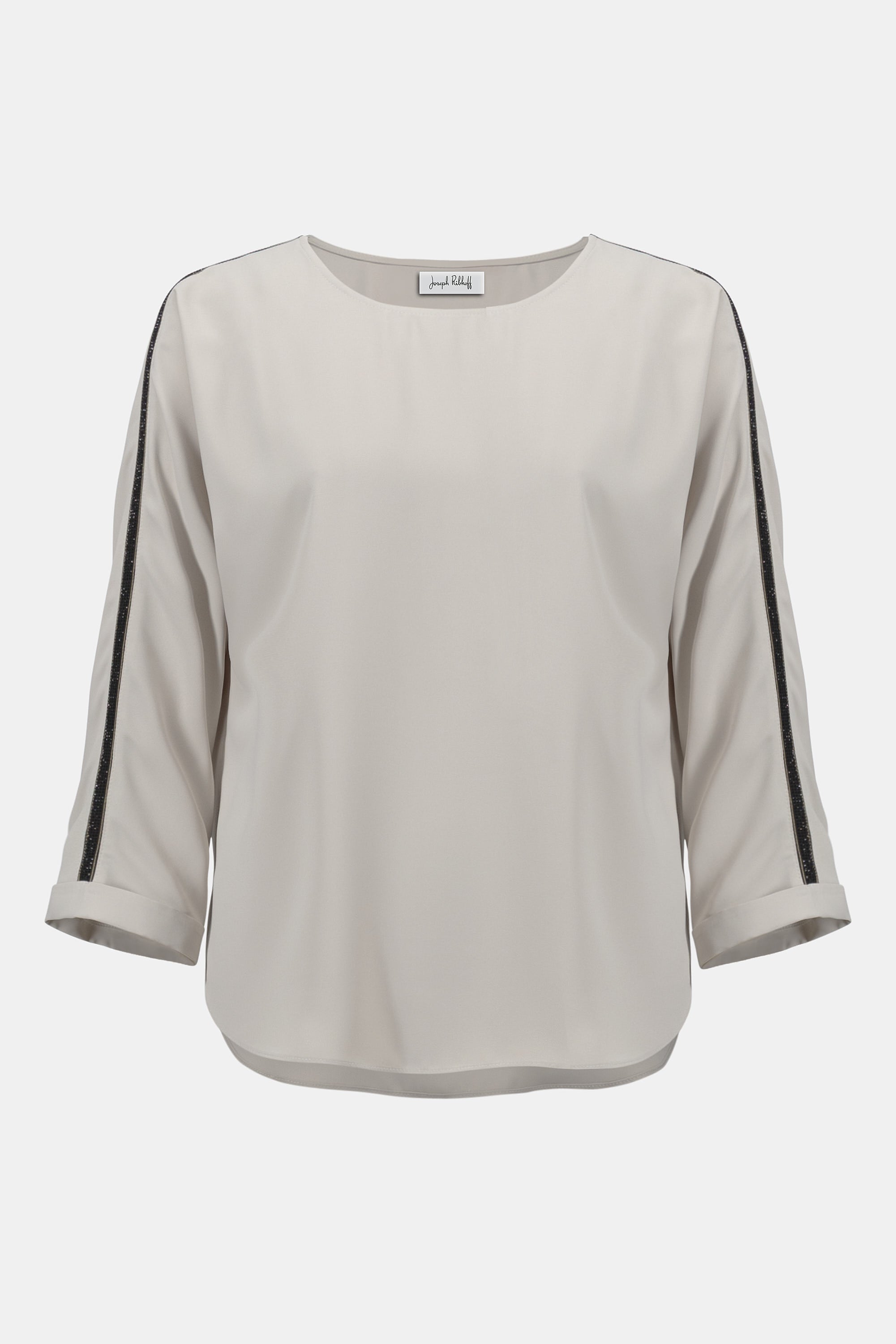 Kastenförmiges Oberteil aus recyceltem, weichem Twill