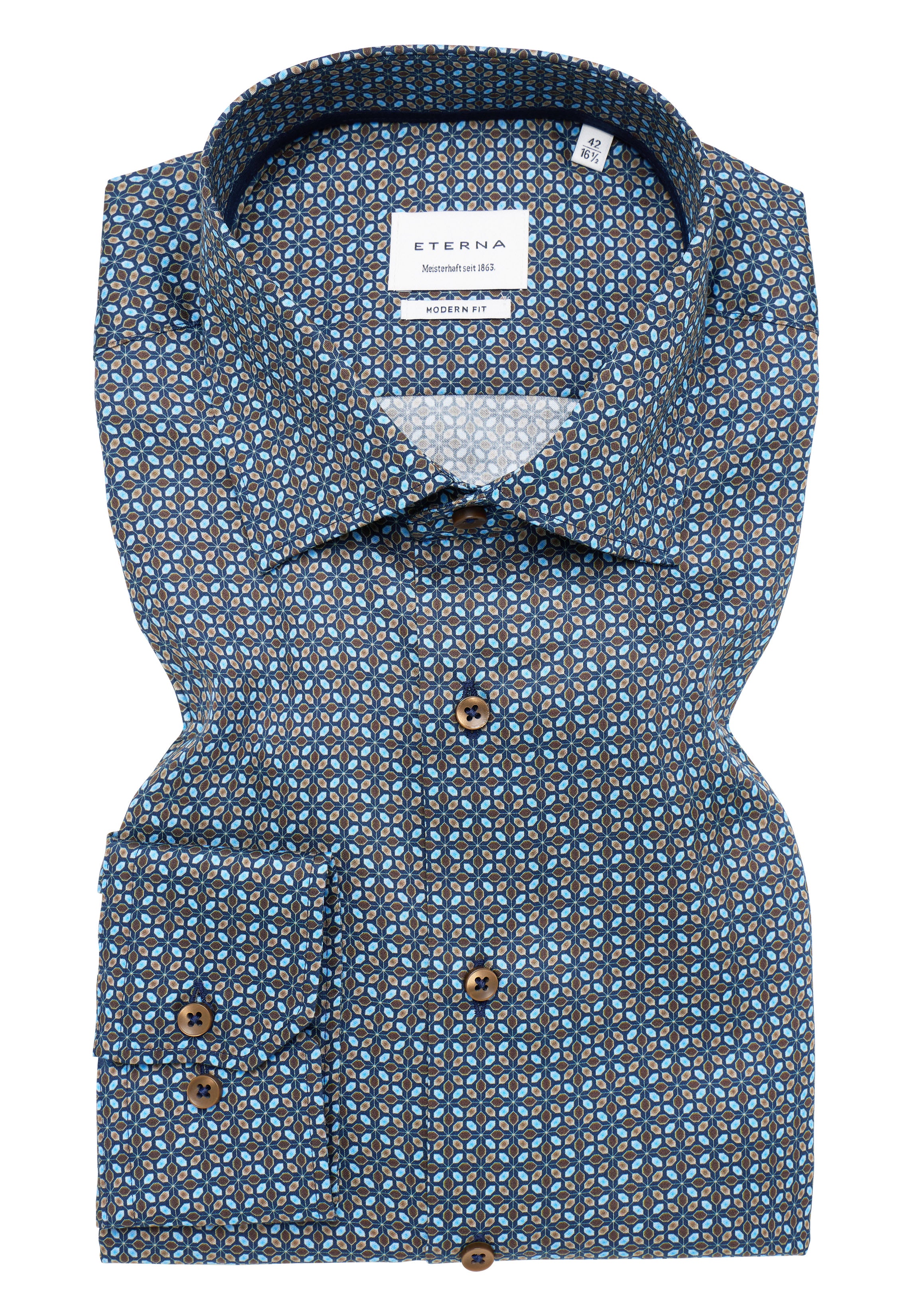 Eterna Erwachsene Baumwolle Hemd Pflegeleicht