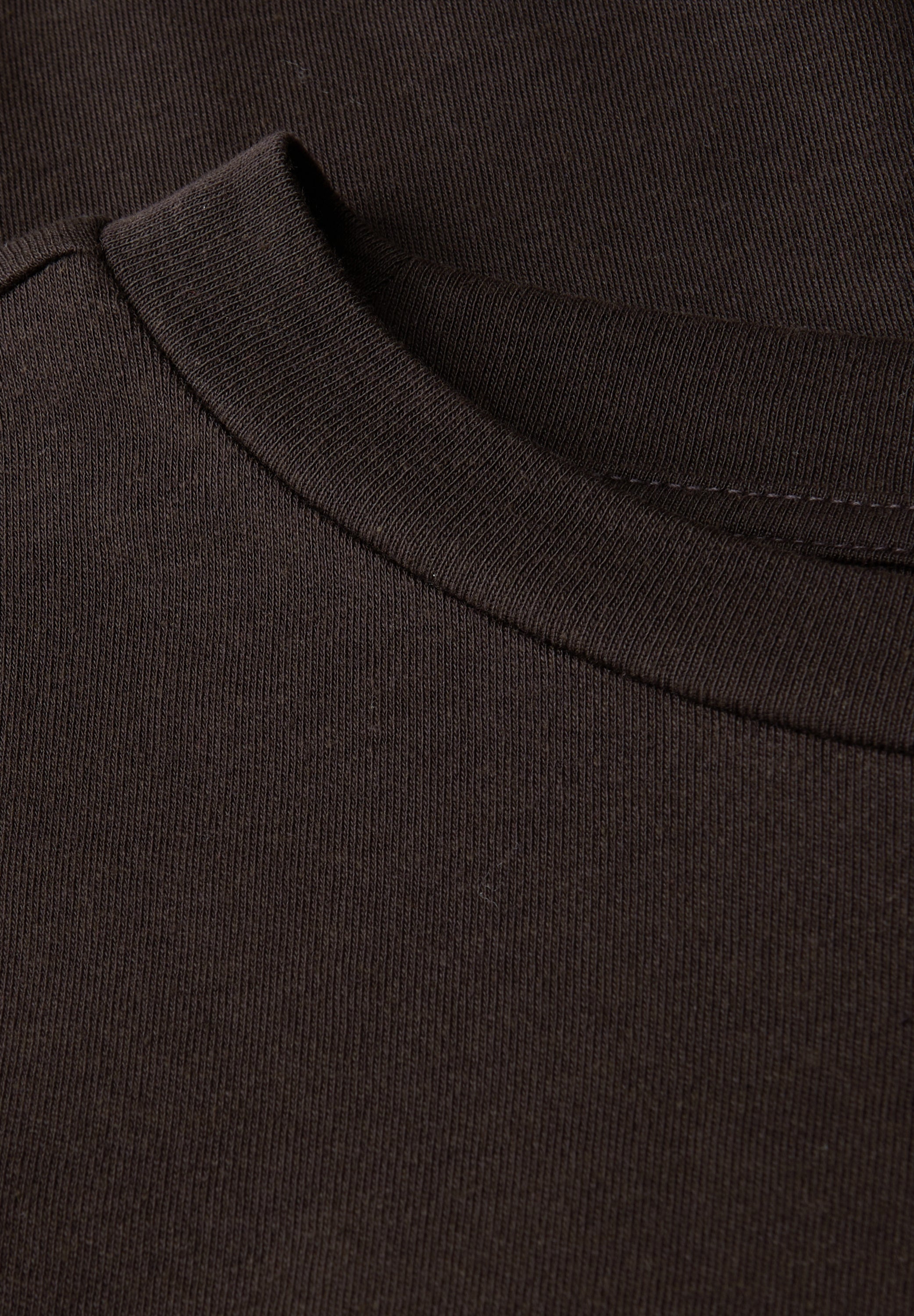 Basic T-Shirt mit Raffung
