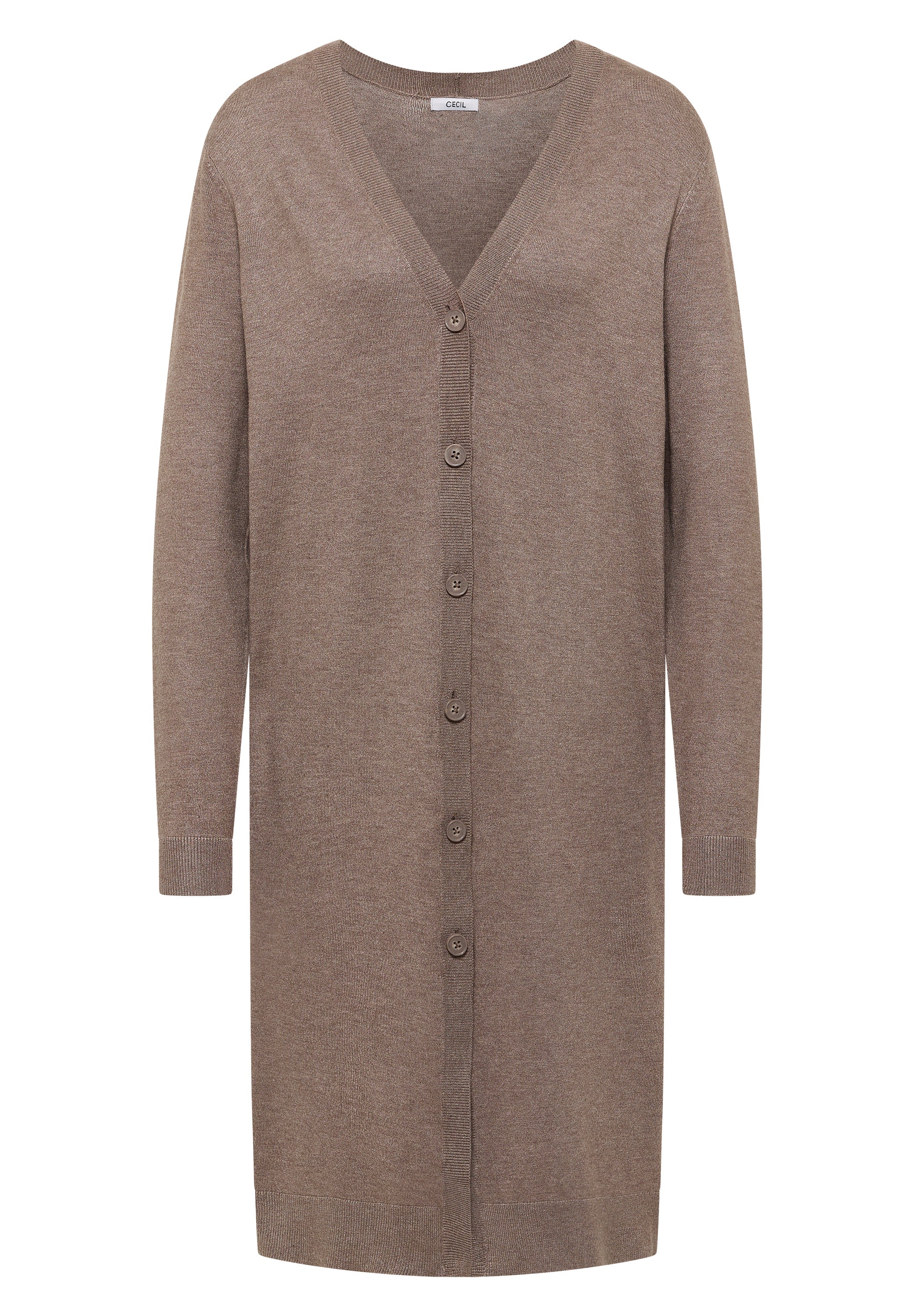 CECIL Damen Cardigan Langarm V-Ausschnitt Strickjacke