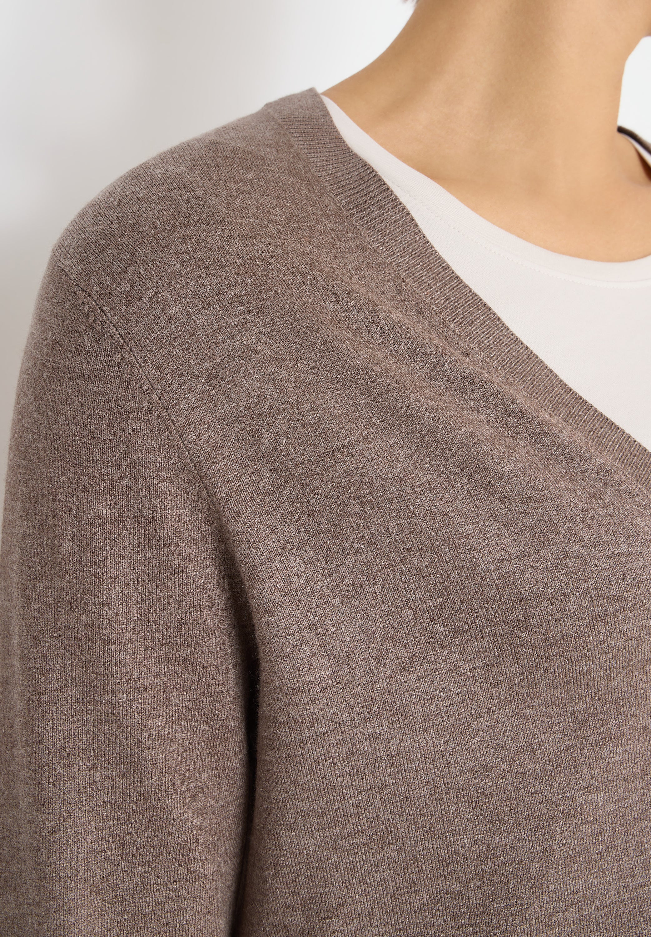 CECIL Damen Cardigan Langarm V-Ausschnitt Strickjacke