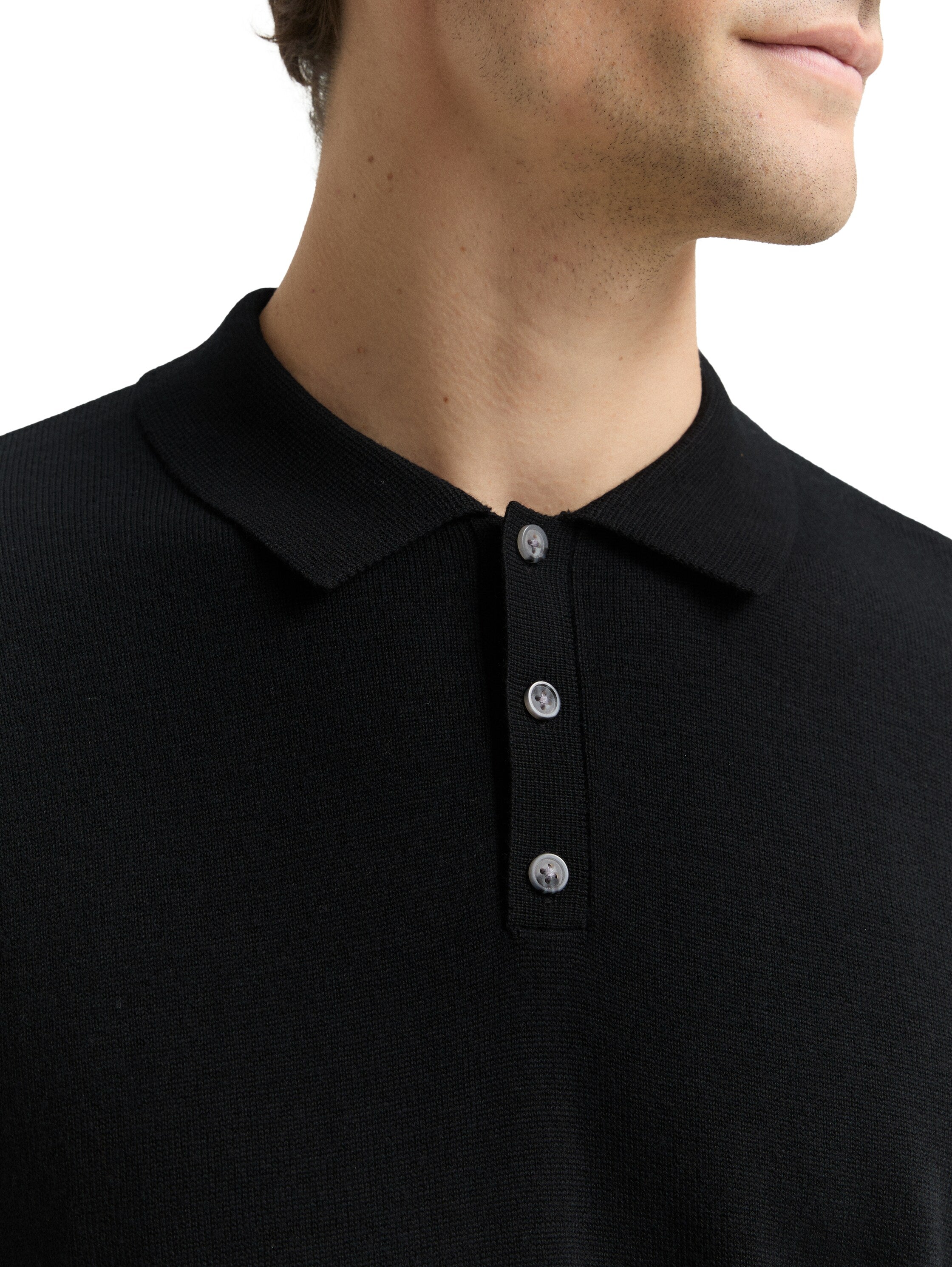 Polo Herren Pullover Merinowolle RWS-zertifiziert Baumwolle