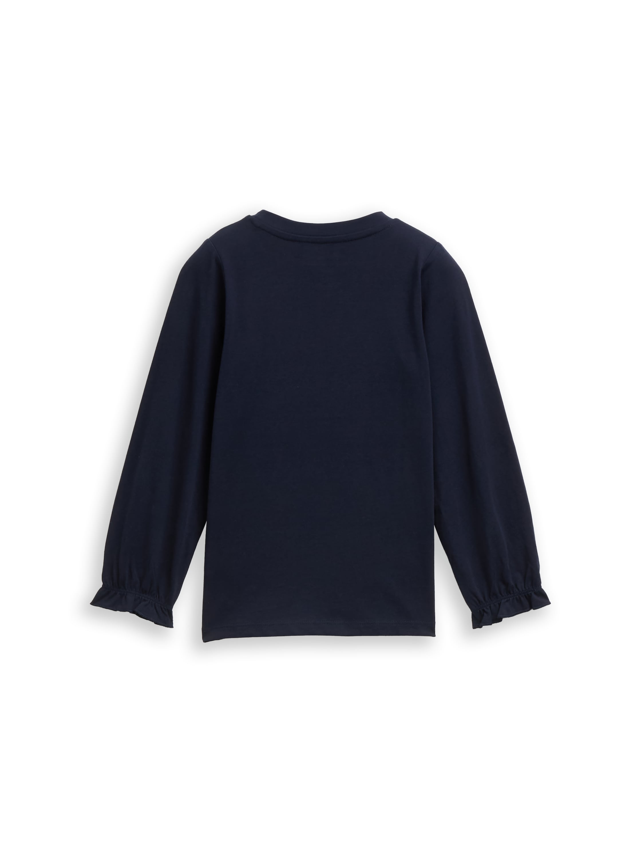 Tom Tailor Denim Kinder Longsleeve mit Wendepailletten und Volant