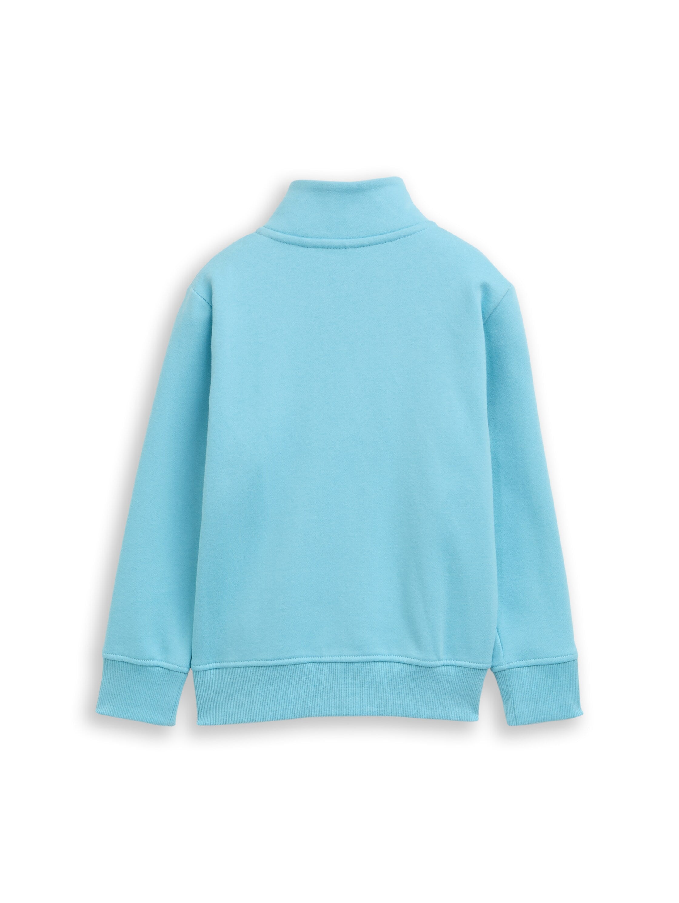Tom Tailor Denim Male Kinder Sweatshirt Troyer-Stil mit Reißverschluss