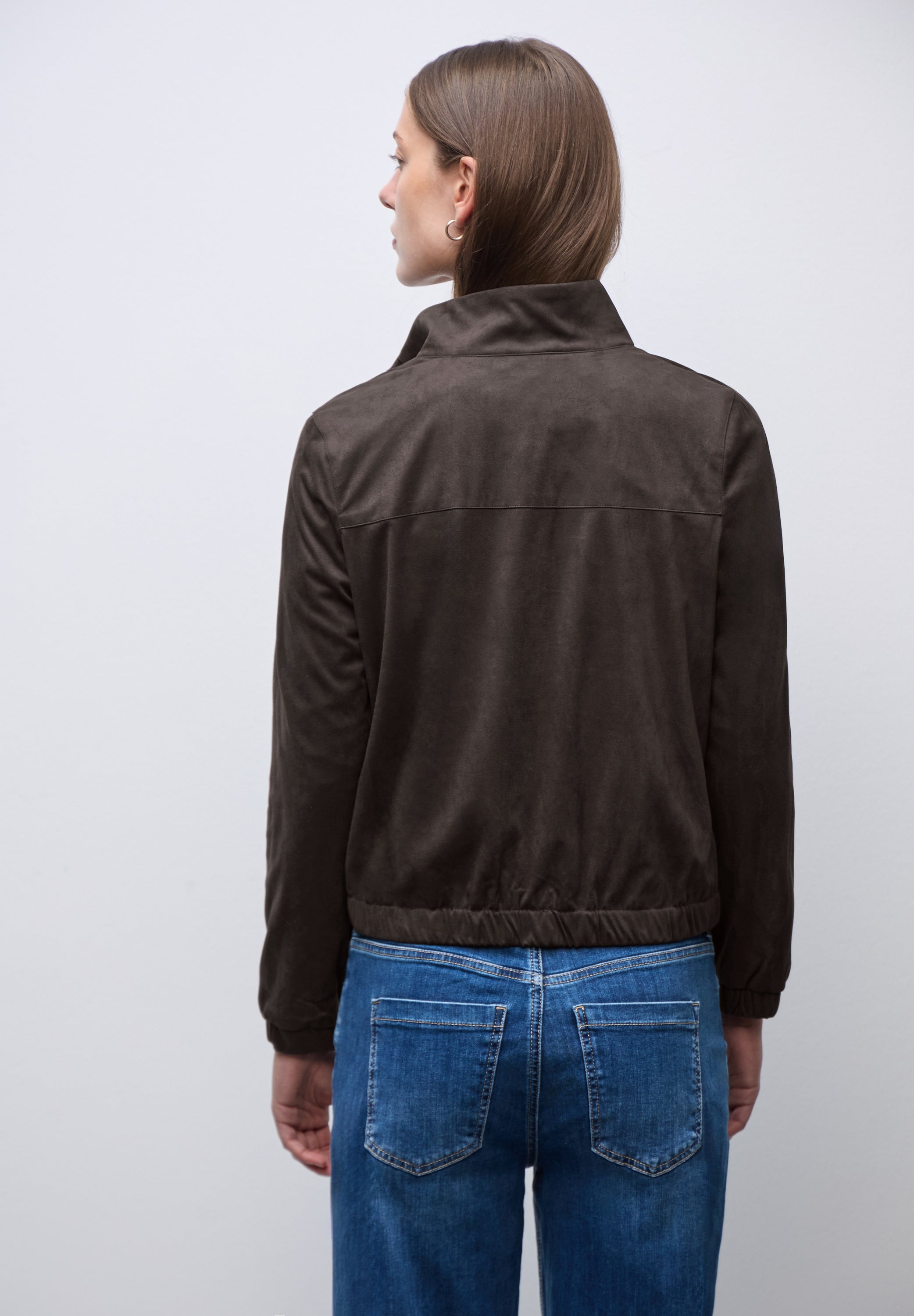 Kurze Velours Jacke