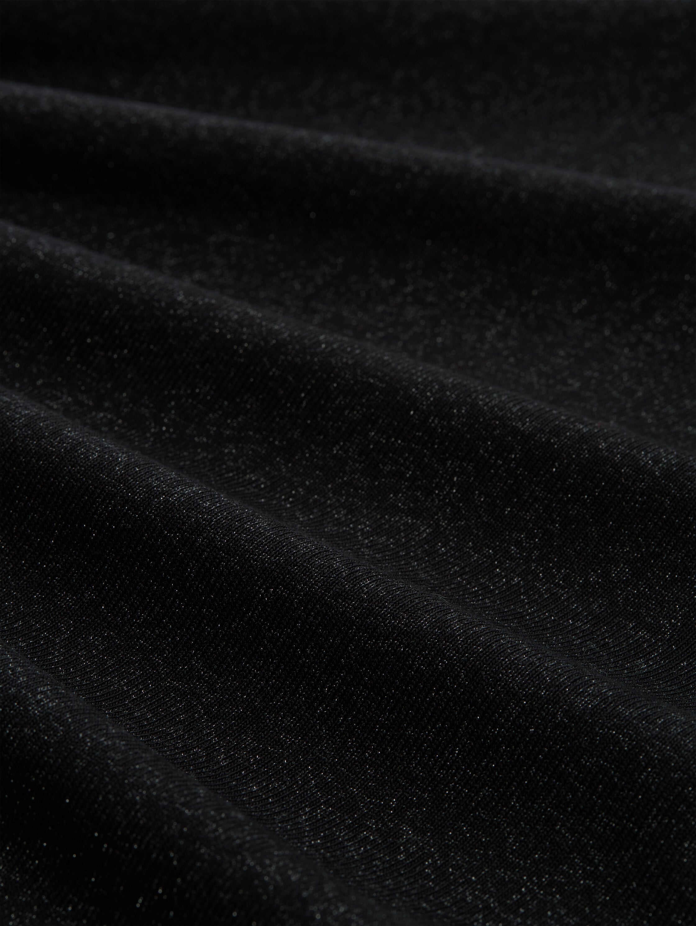 Tom Tailor Denim Female Longsleeve Fledermausärmel Glitzer-Effekt