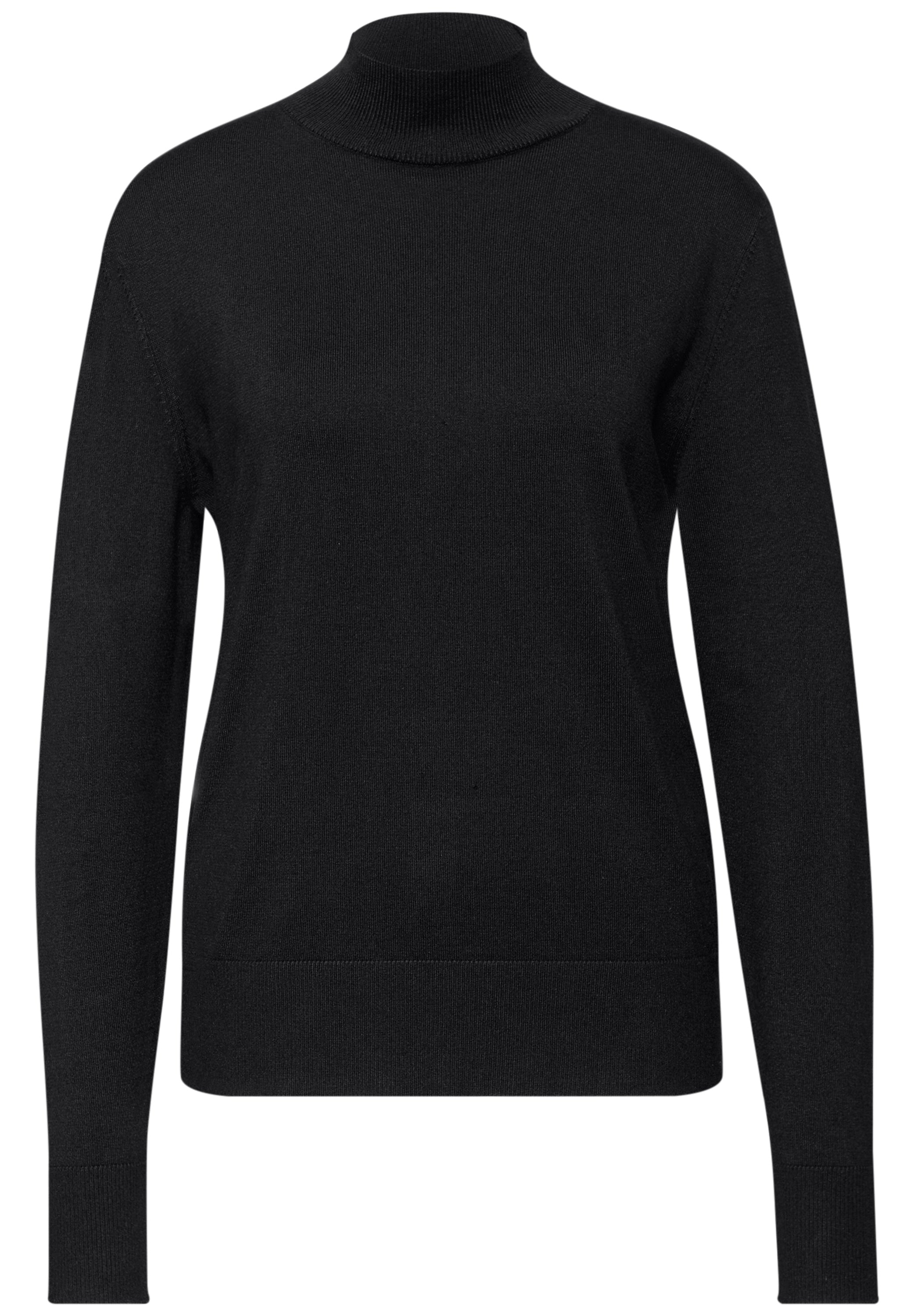 Street One Damen Feinstrickpullover Turtleneck Langarm Weich