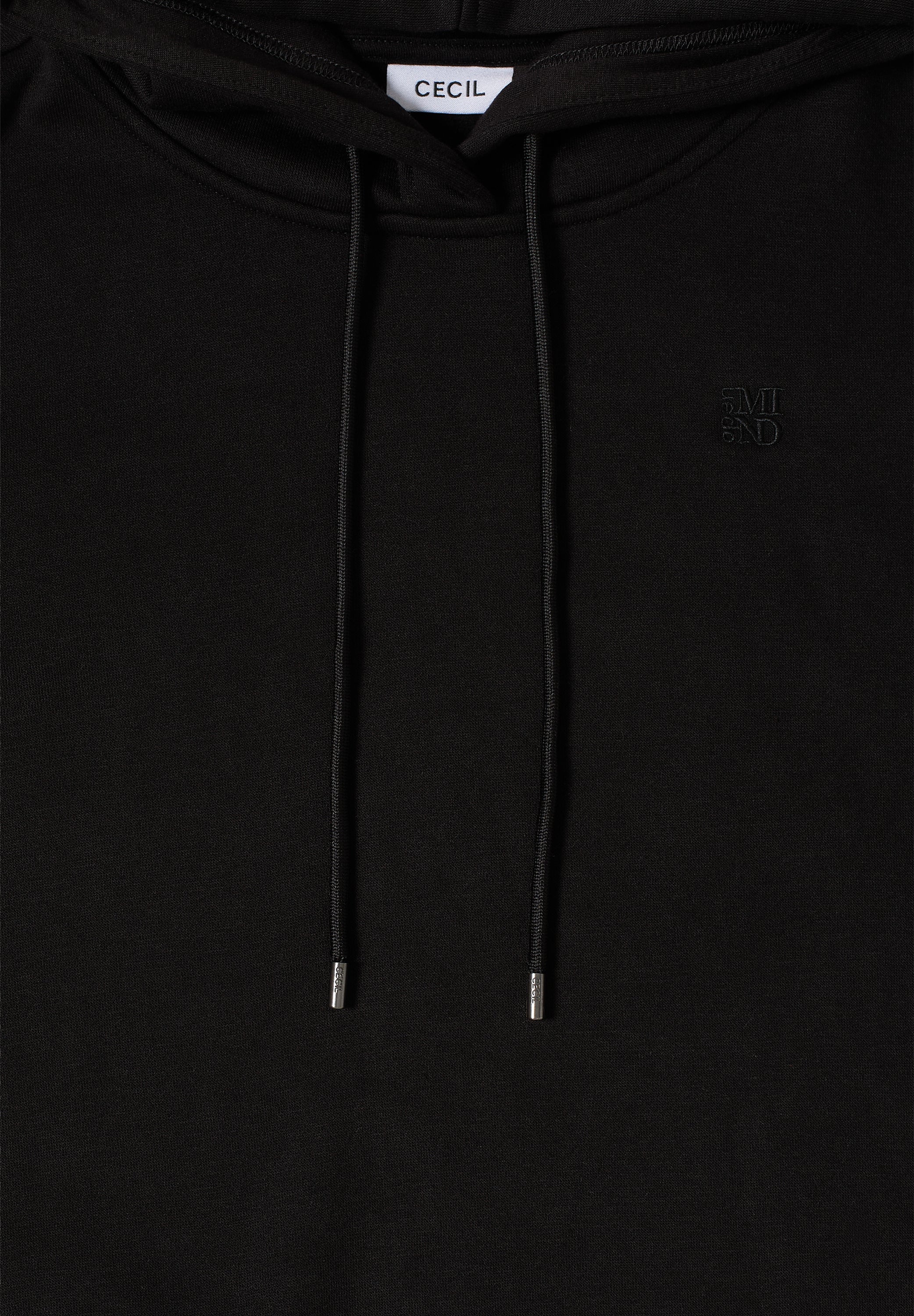 CECIL Damen Kapuzen Sweatshirt Embroidery Detail