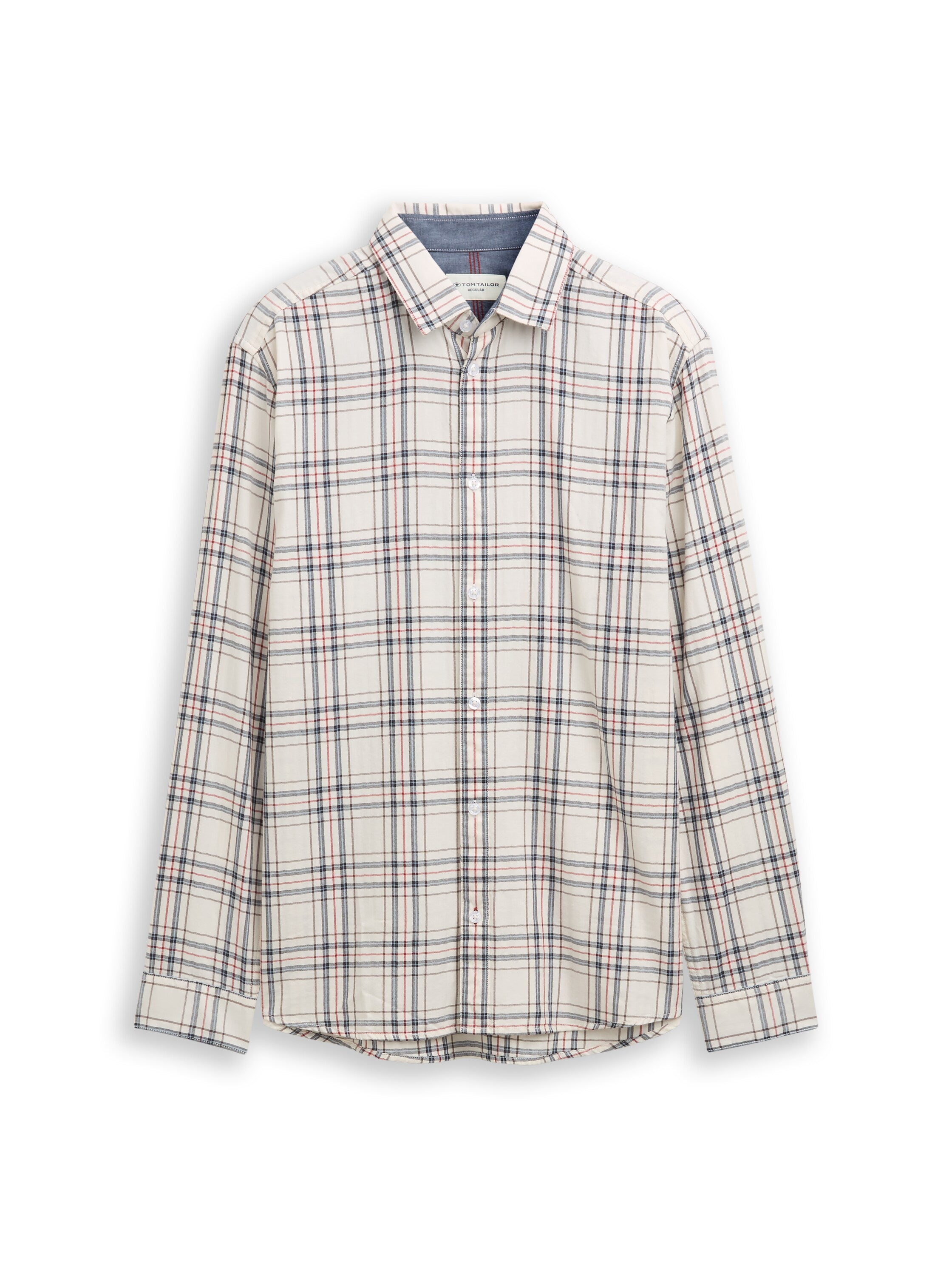 Tom Tailor Denim Male Flanell-Hemd Twill-Stoff