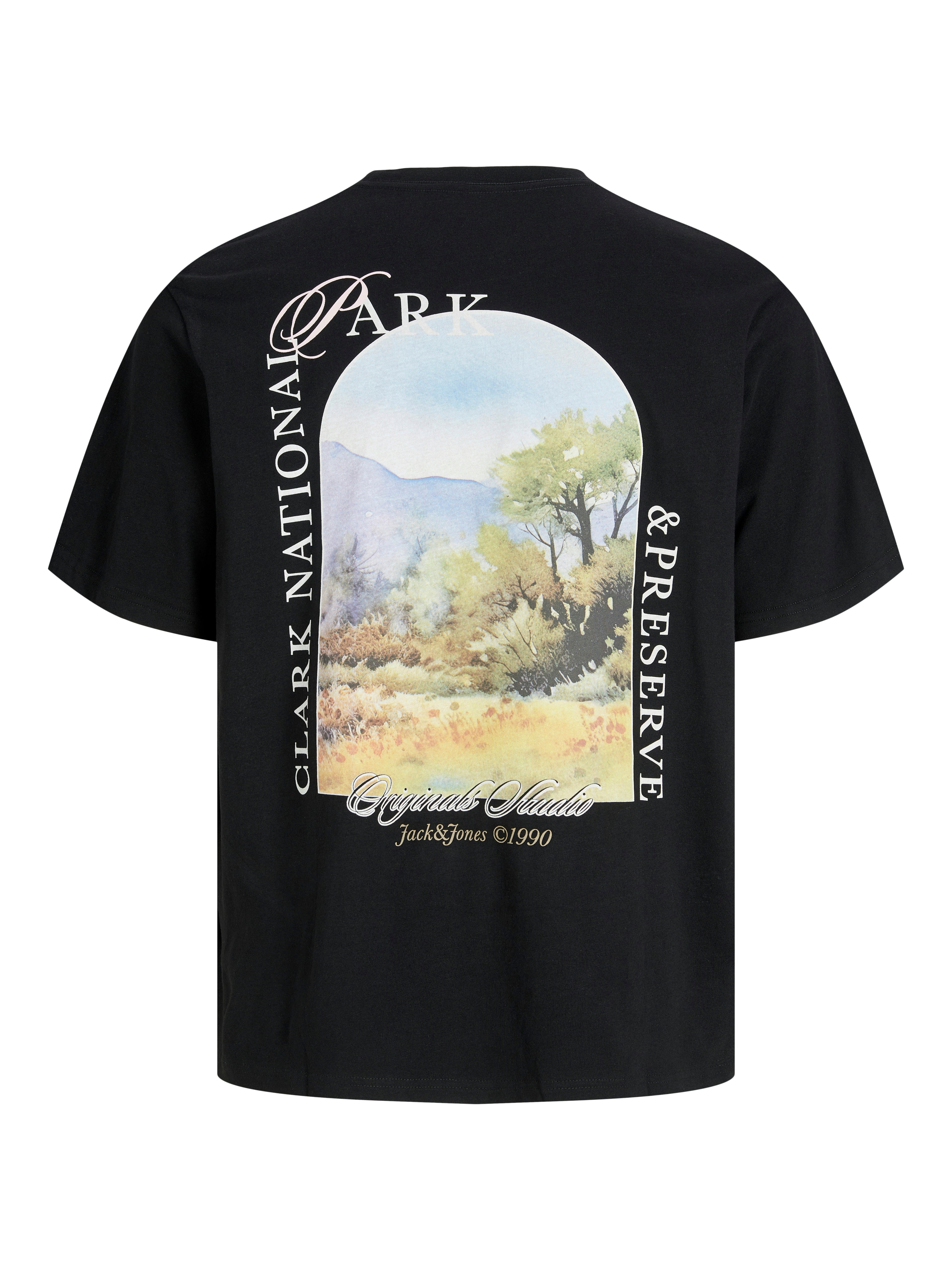 T-Shirt Erwachsene Rundhalsausschnitt Kurzarm Baumwolle