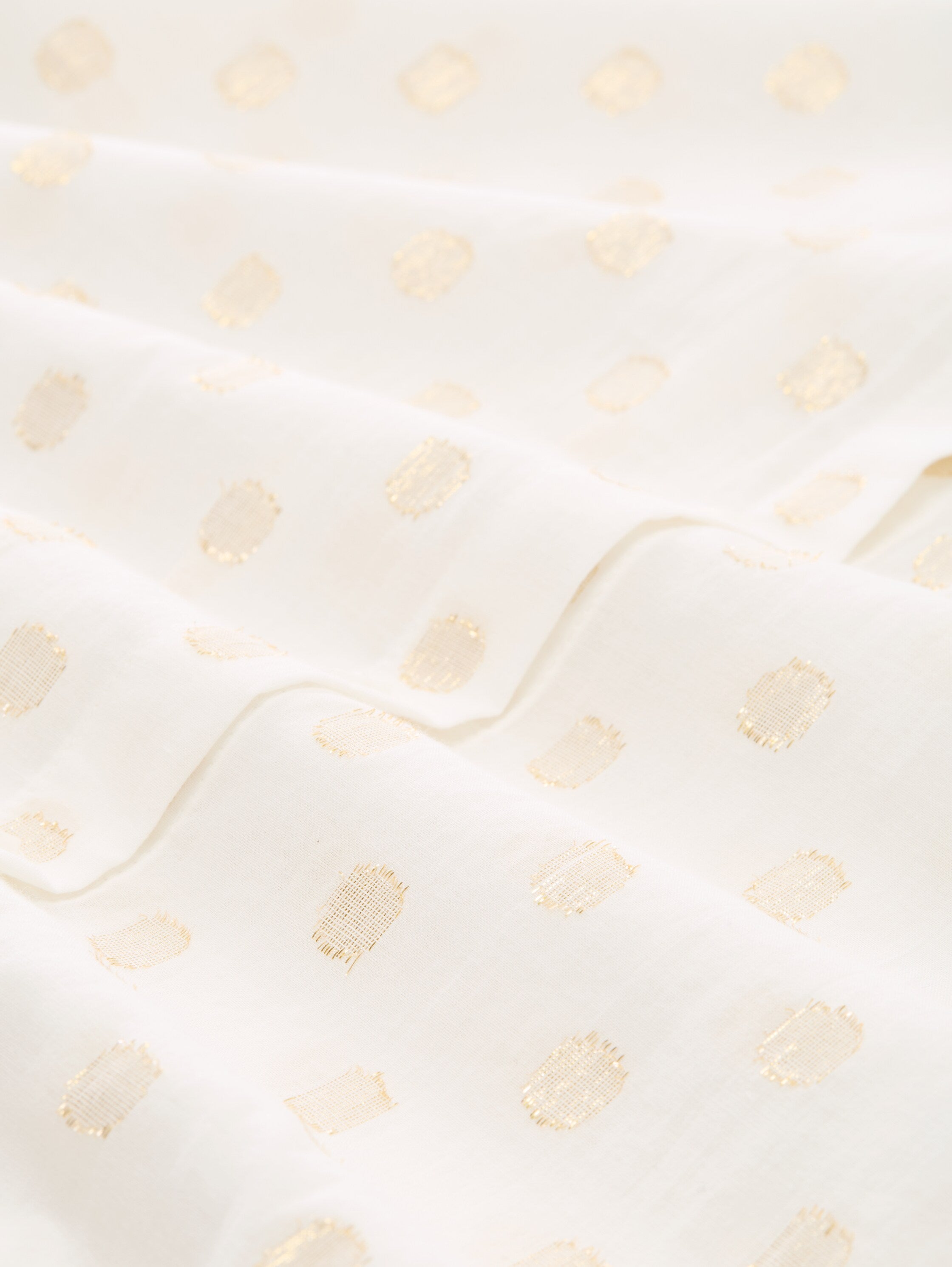 Tom Tailor Denim Female Hemdbluse gesticktes Punktemuster Glitzer Baumwolle