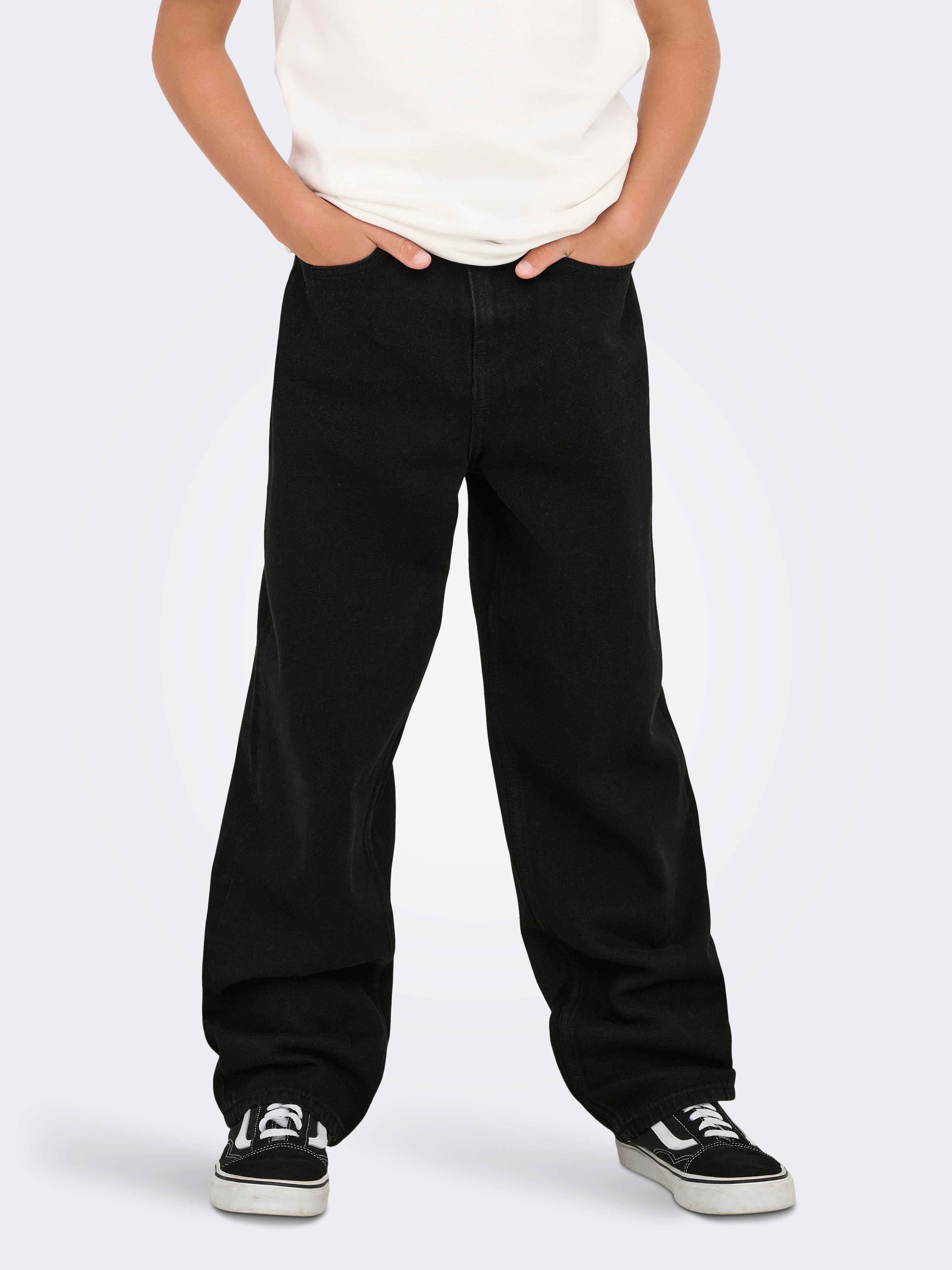 Junior Loose Fit Jeans Mid Rise Reißverschluss