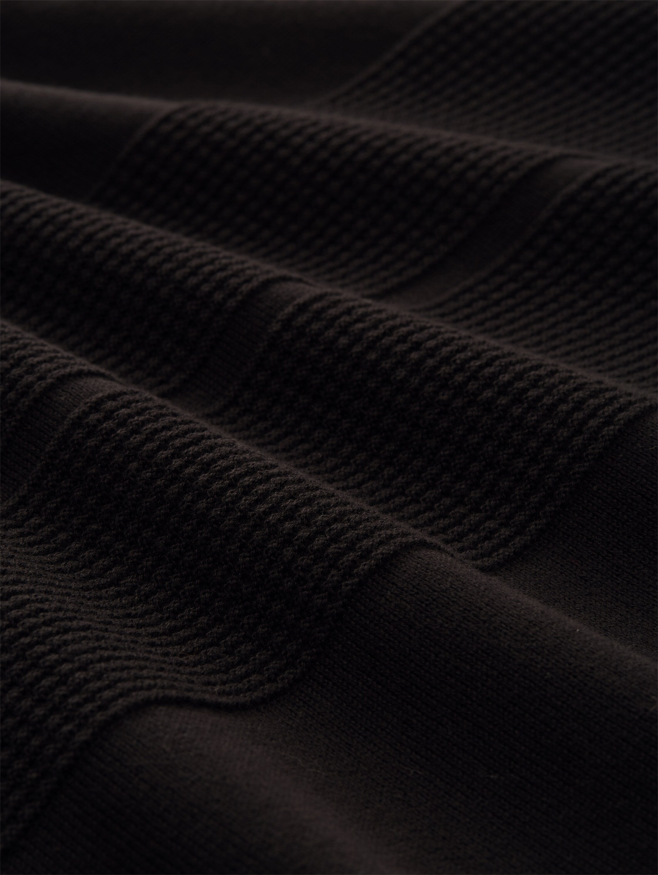 Tom Tailor Denim Herren Pullover Struktur Rippbündchen Baumwolle