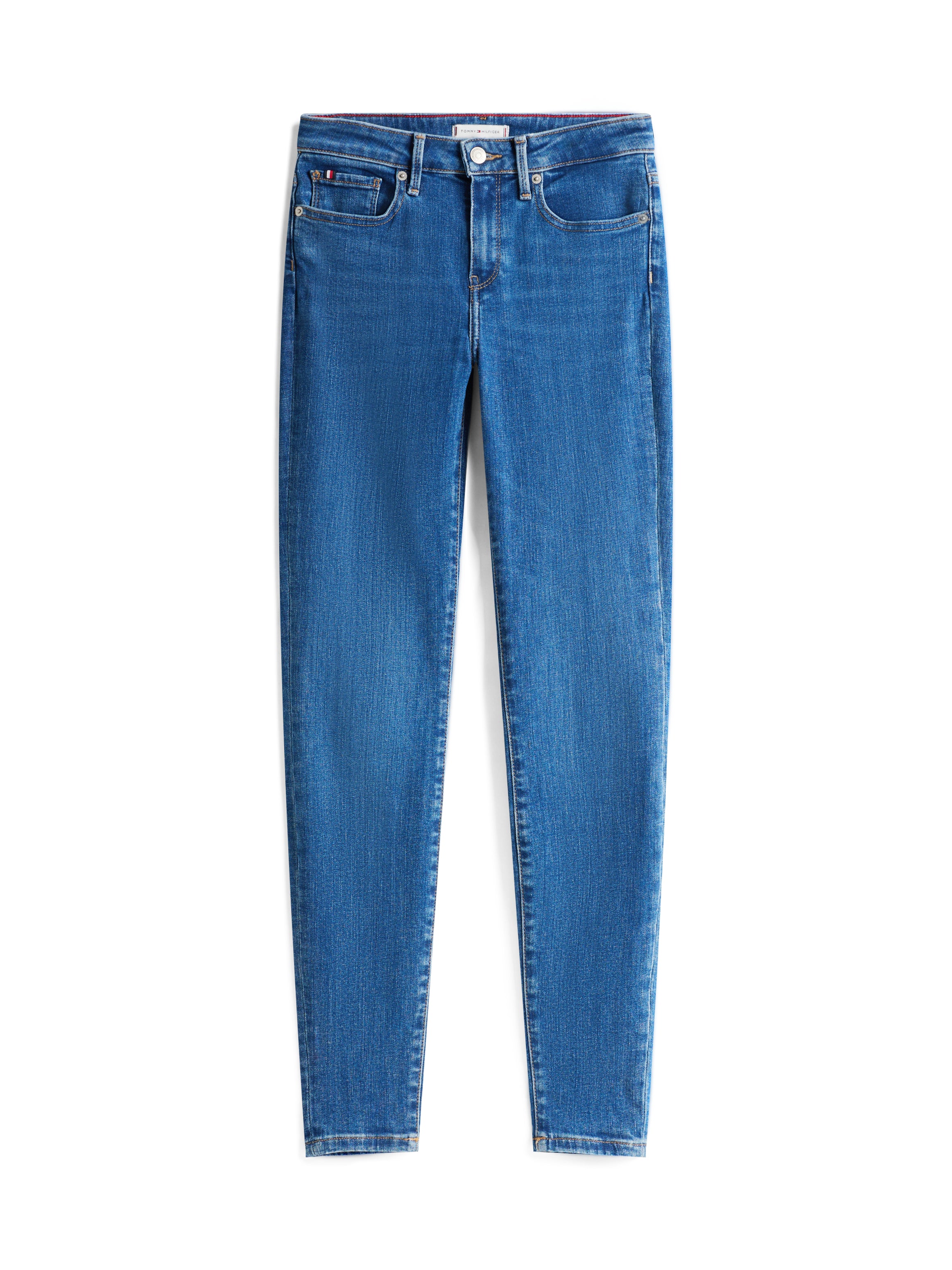 Sportswear Division Damen Jeans Slim Fit mit hoher Taille