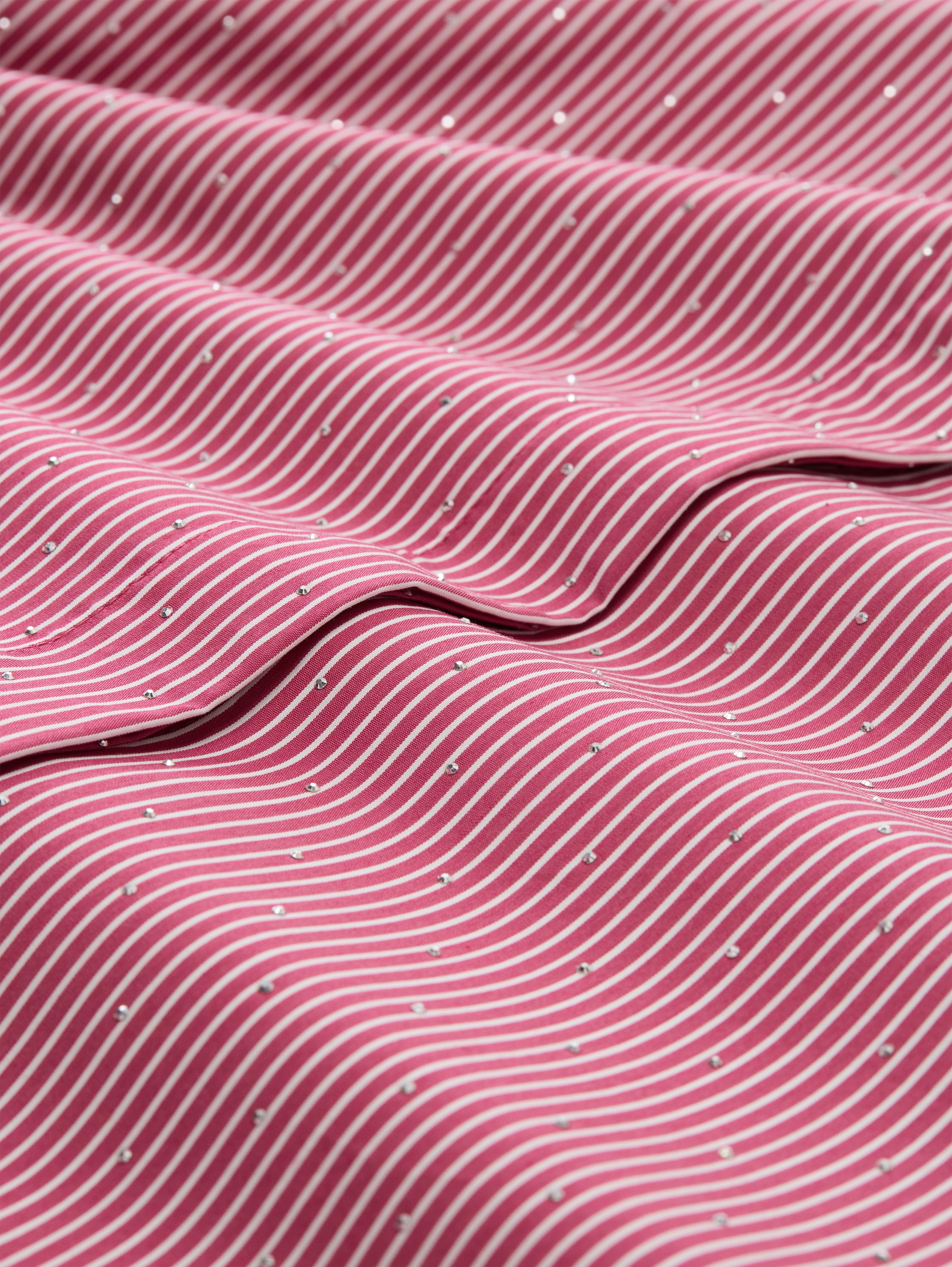 Tom Tailor Denim Female Hemdbluse Strasssteine verdeckte Knopfleiste