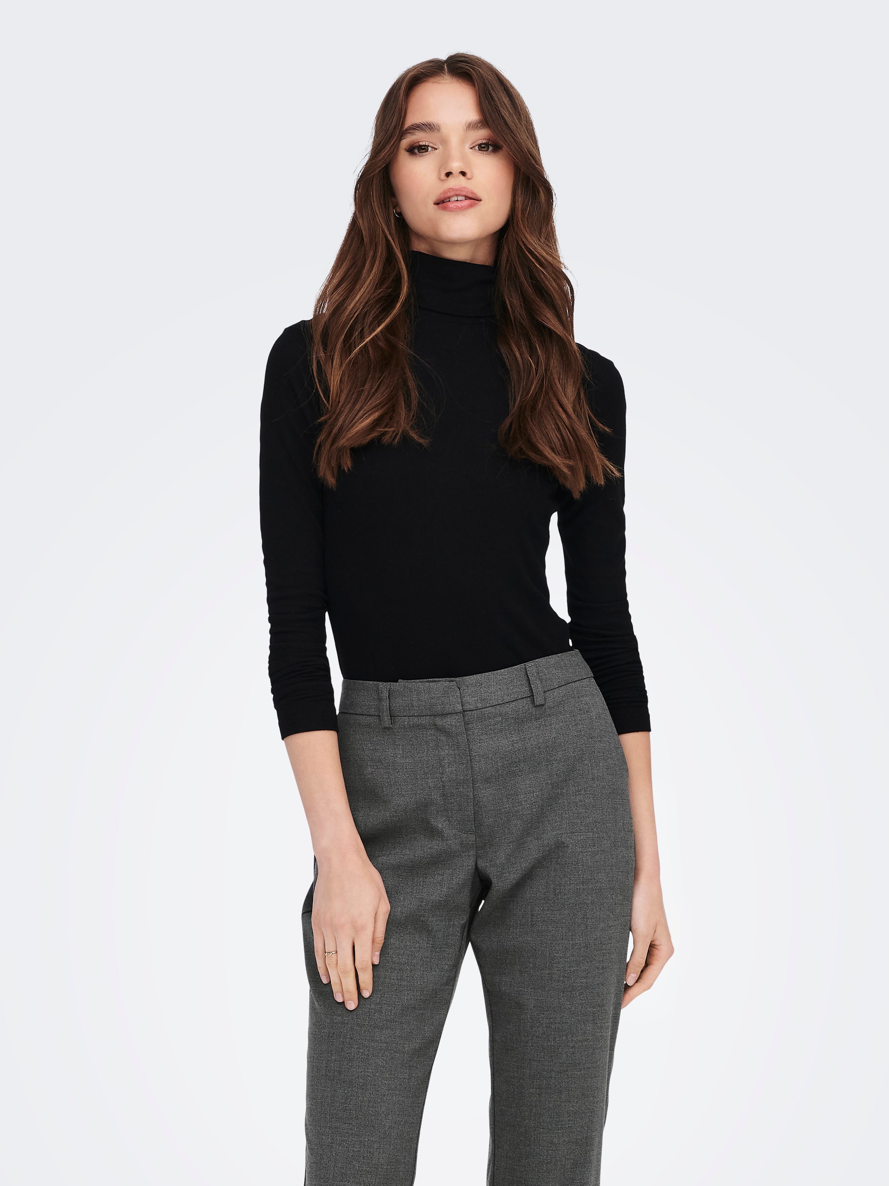 ONLSILLE ROLL NECK TOP JRS
