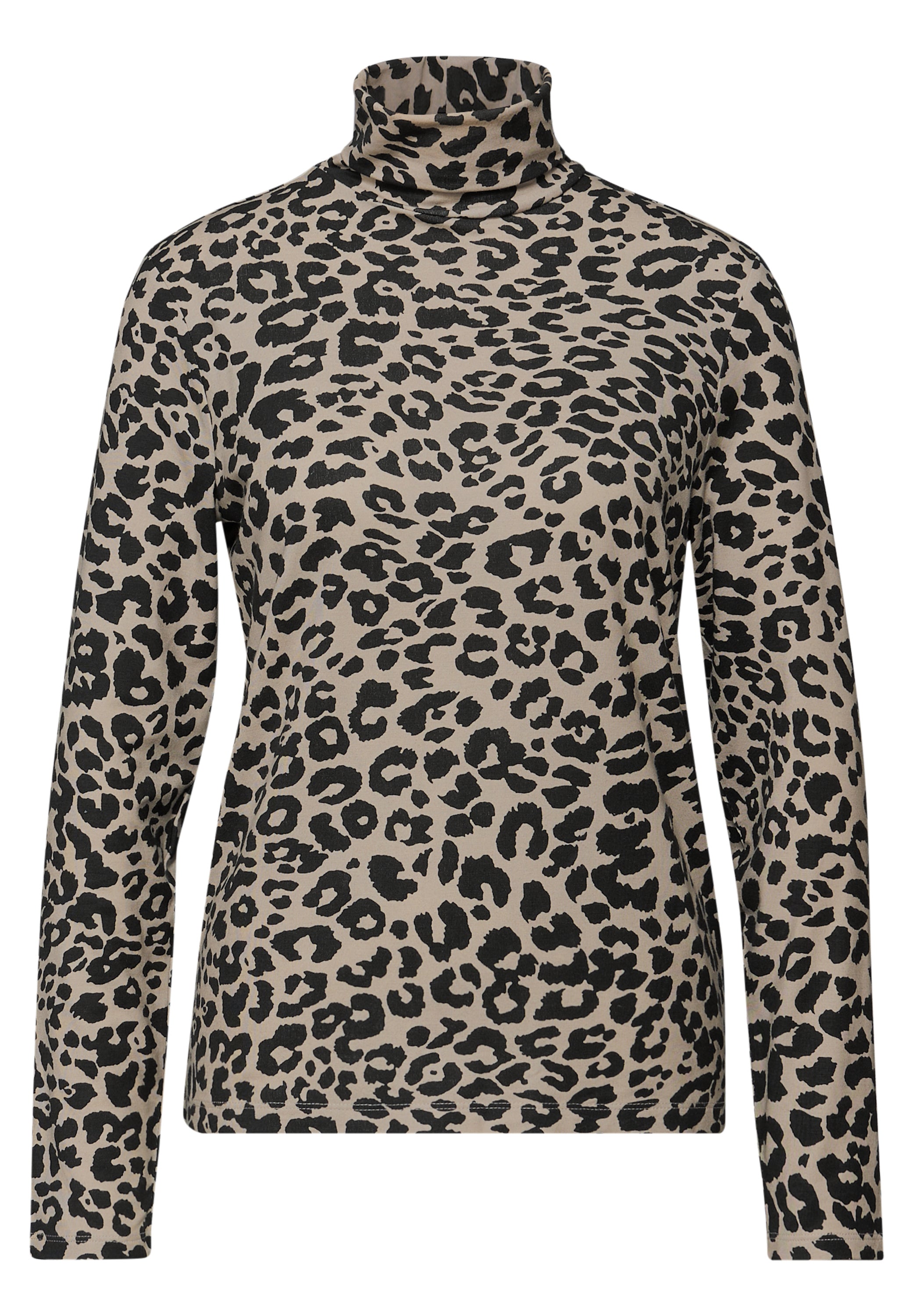 Street One Damen Rollkragenshirt mit grafischem Muster