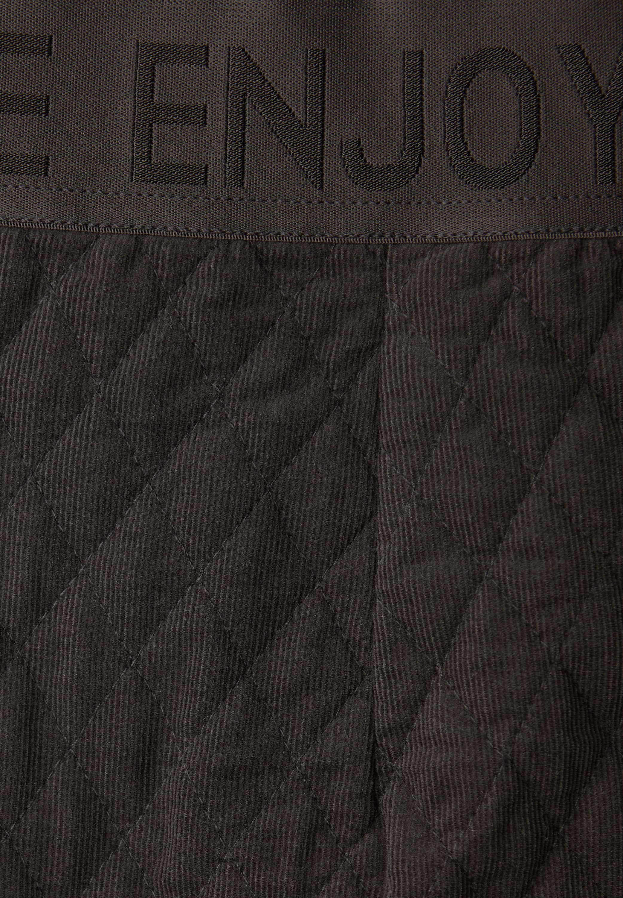 Street One Damen Cordrock Maja Steppmuster Baumwolle