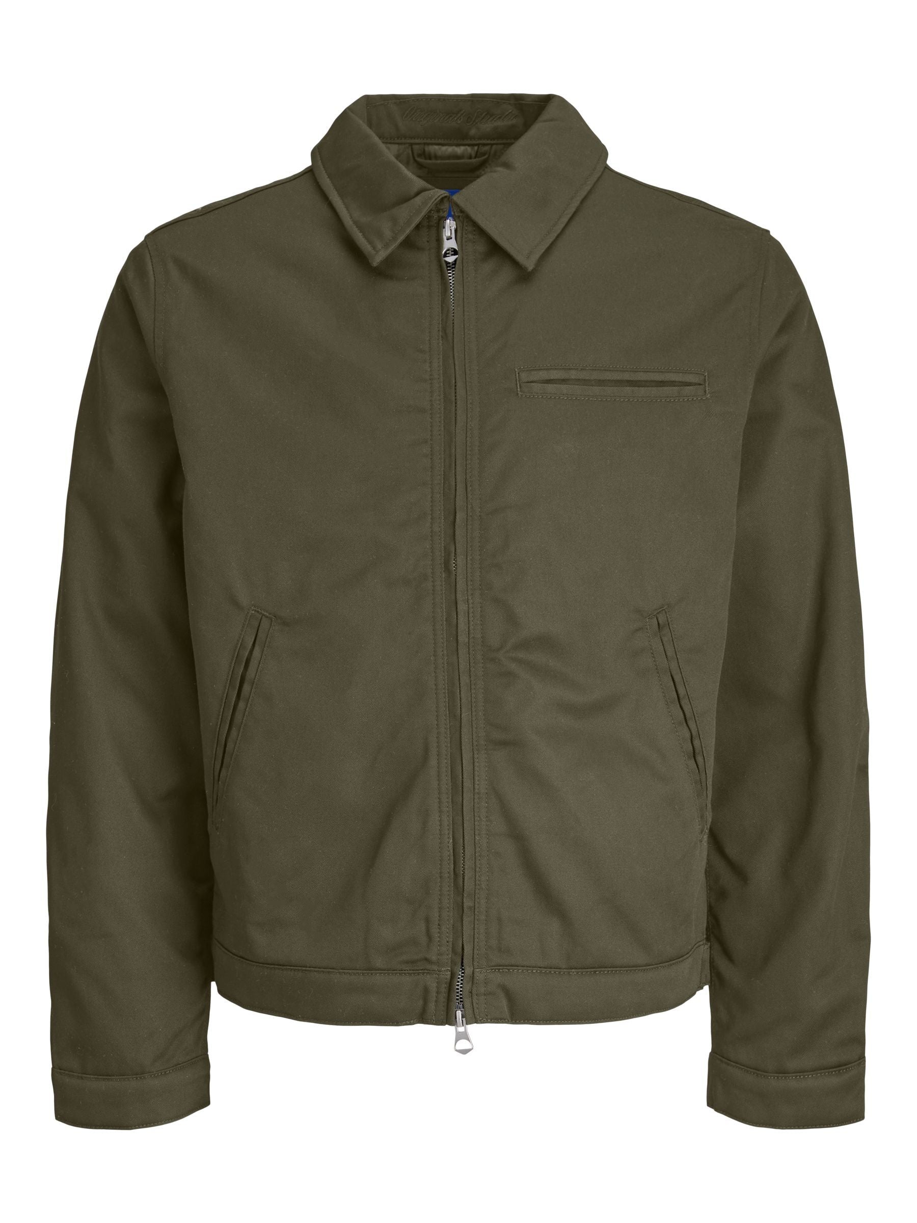 Jack & Jones Fly-Away Kragen Fliegerjacke Herren Langarm Reißverschluss