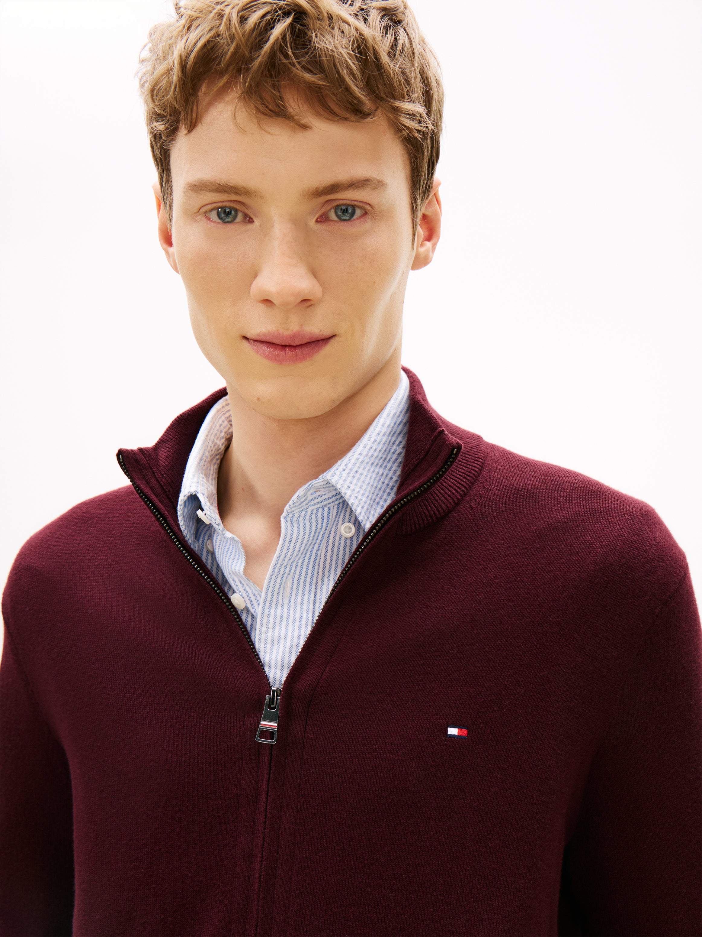 PIMA ORG CTN CASHMERE ZIP THRU