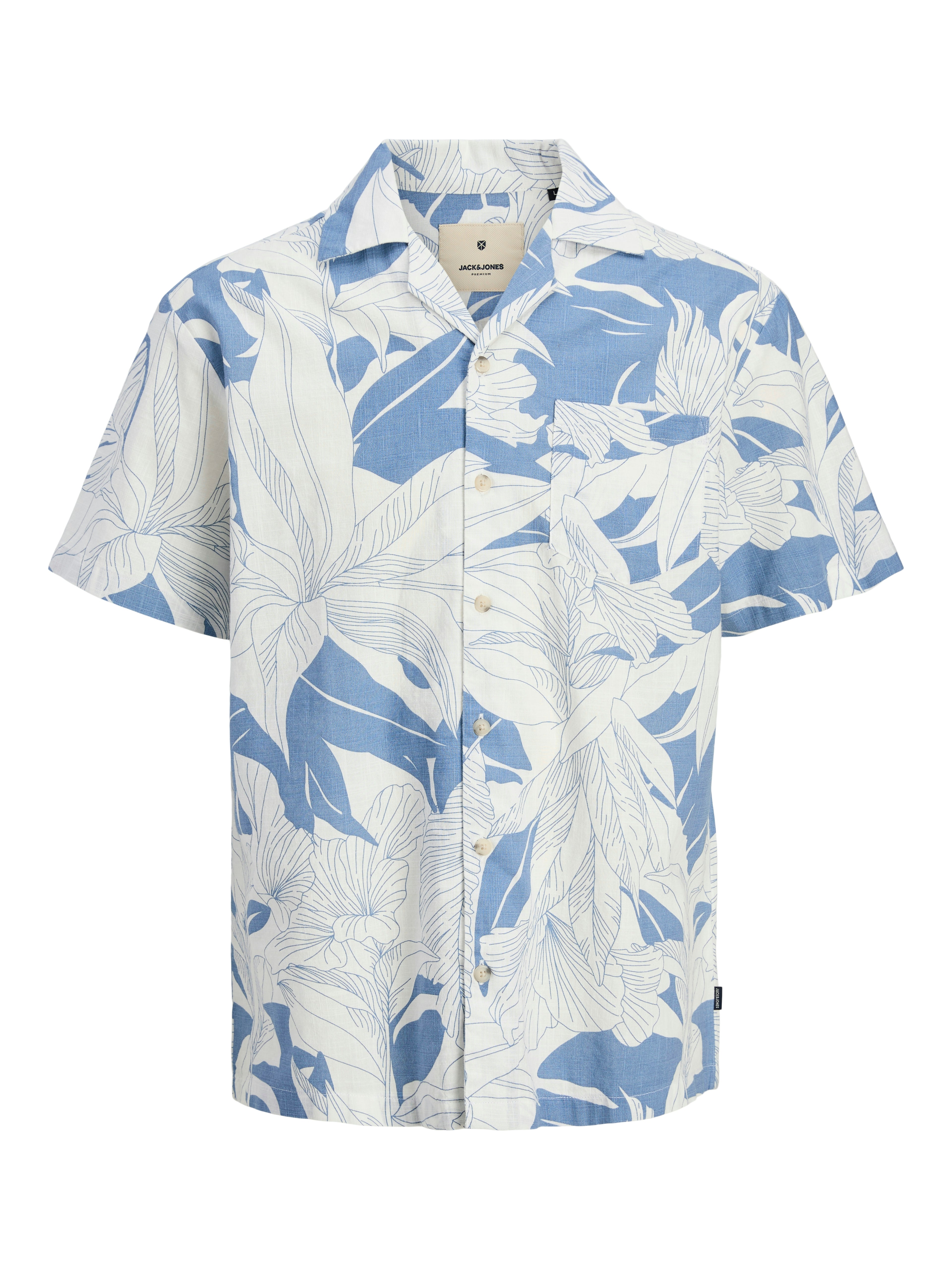 JPRBLUBAHAMAS PRINT RESORT S/S SHIRT LN