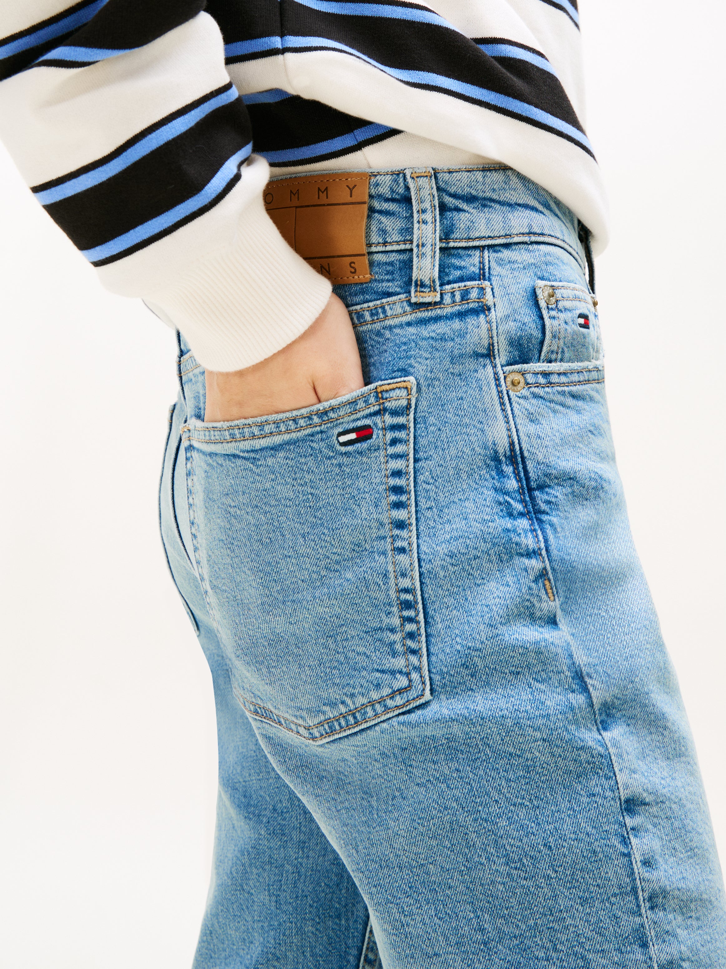 TOMMY HILFIGER Sportswear Division Damen Jeans Slim Fit Baumwolle Elasthan
