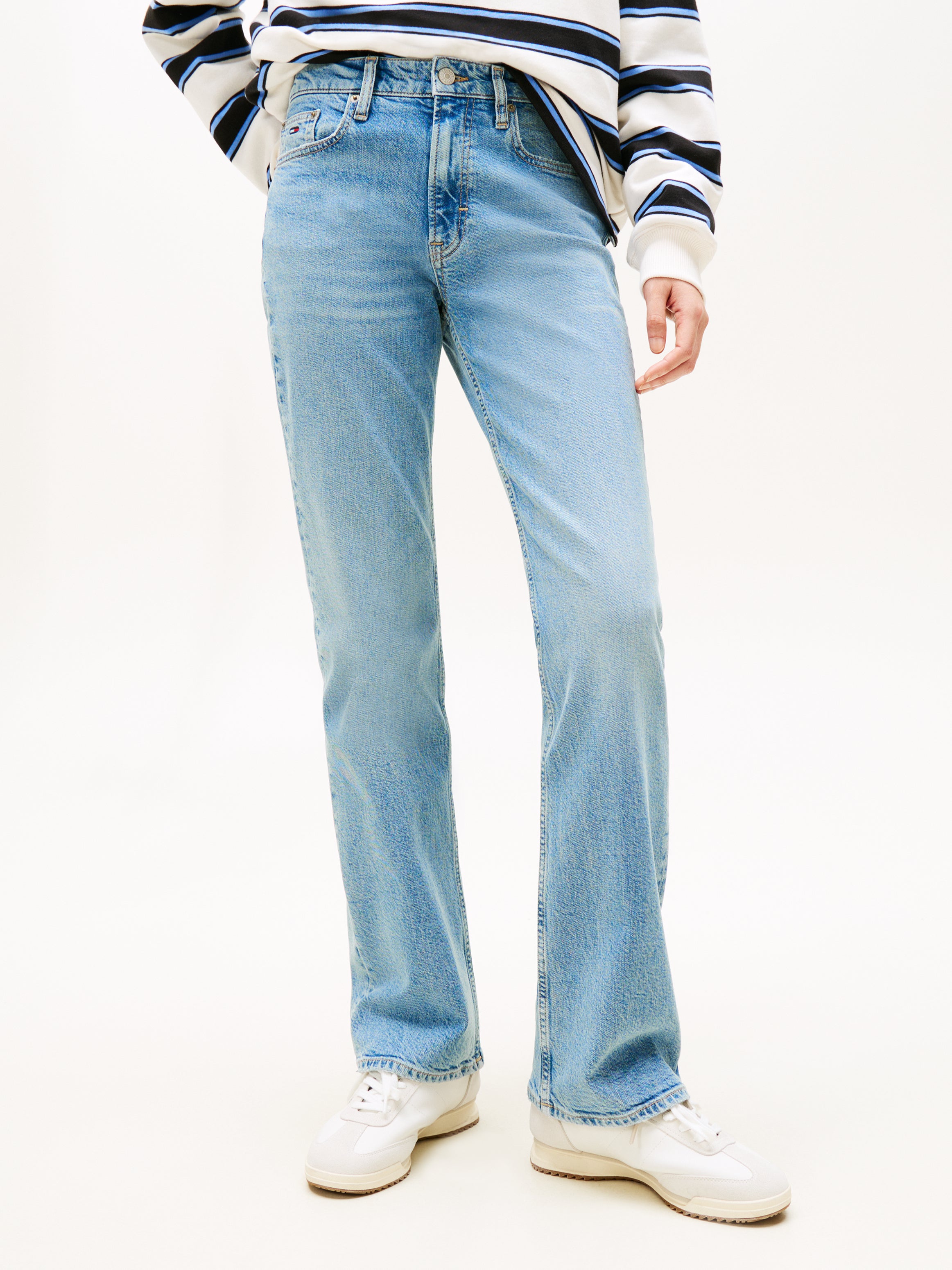 TOMMY HILFIGER Sportswear Division Damen Jeans Slim Fit Baumwolle Elasthan