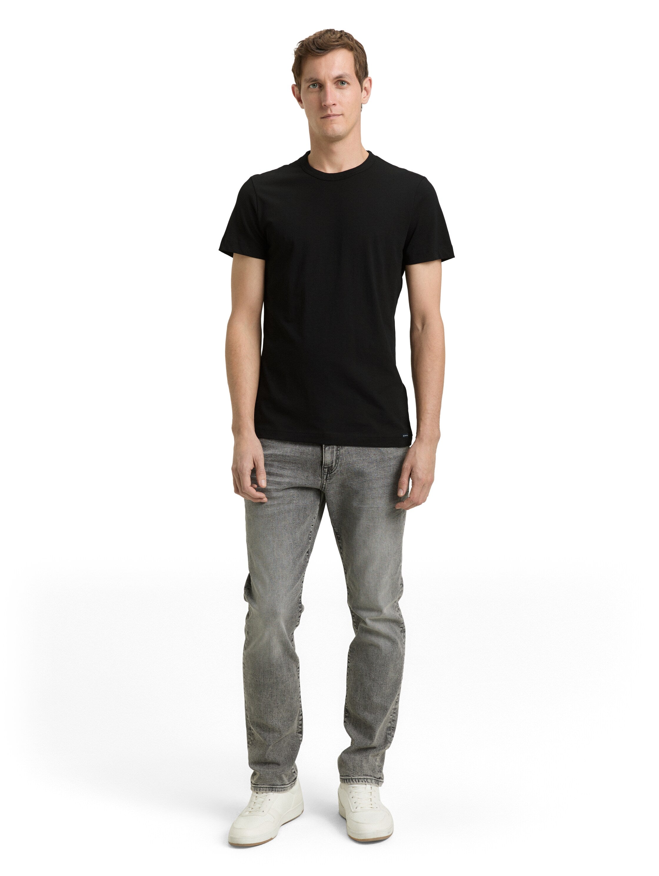 Tom Tailor Denim Herren T-Shirt Fitted 100 % Baumwolle