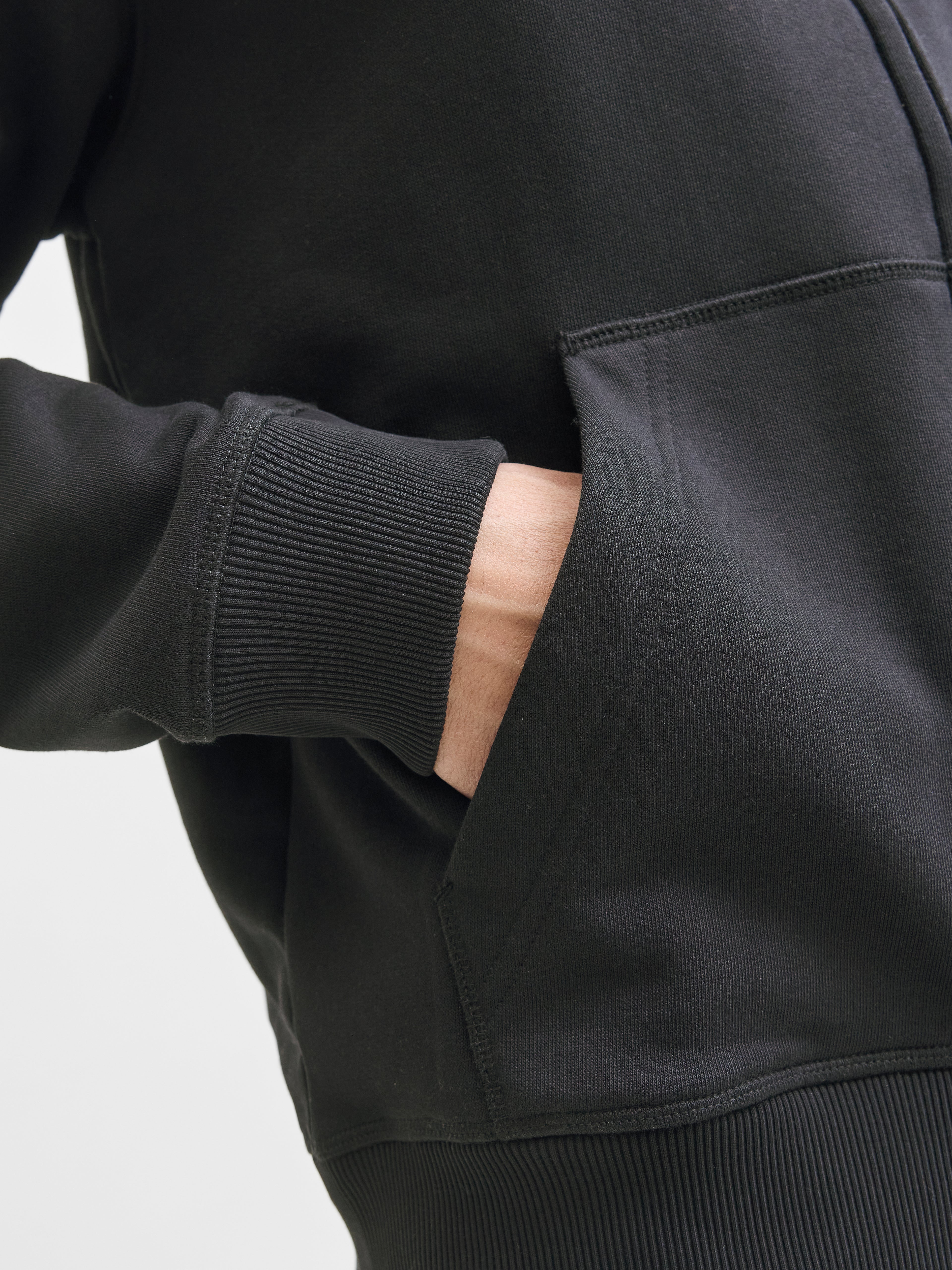 JORNORREBRO EMB SWEAT ZIP HOOD NOOS