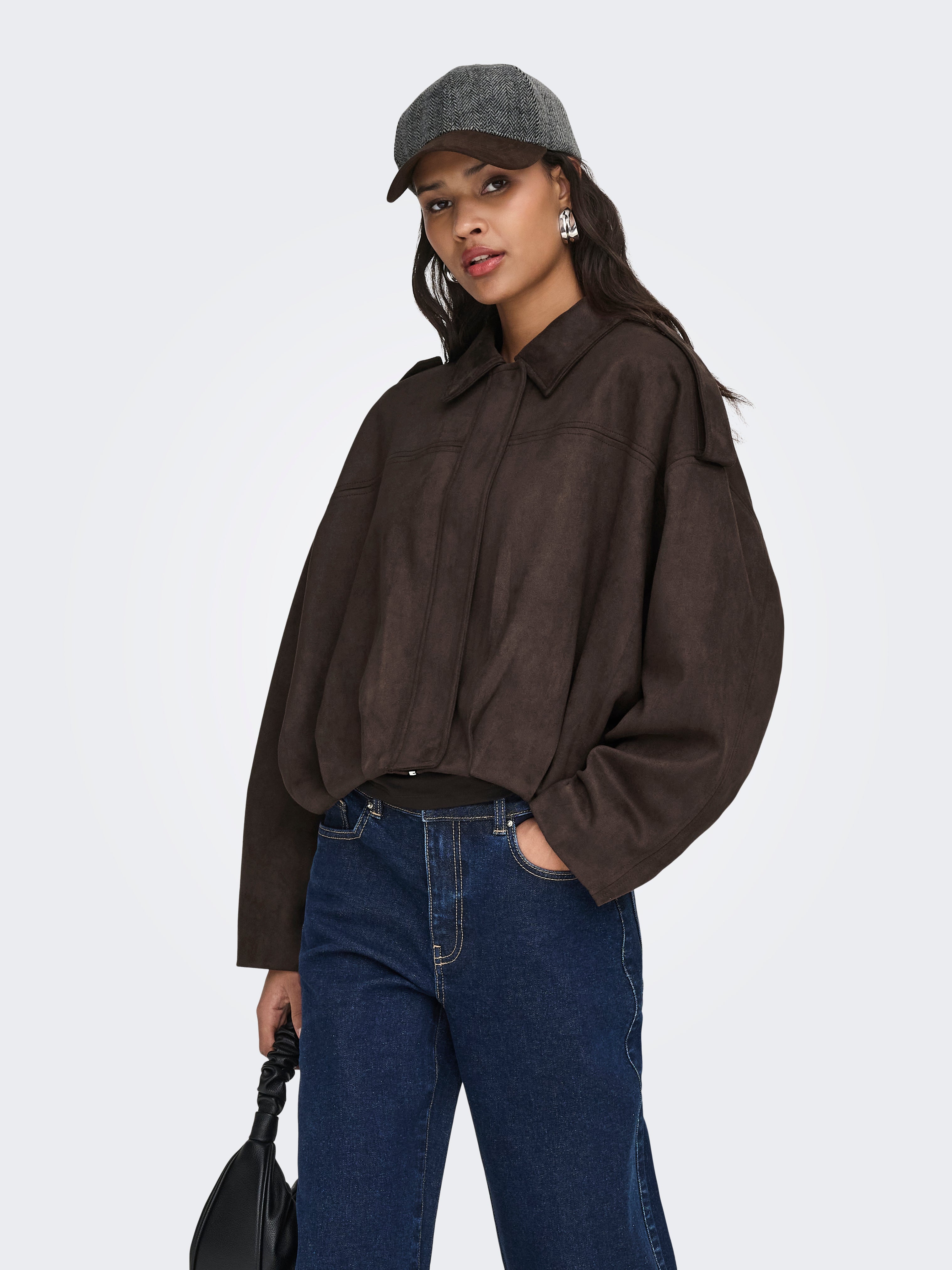 ONLY JdY JDY Damen Jacke Rundhals Langarm