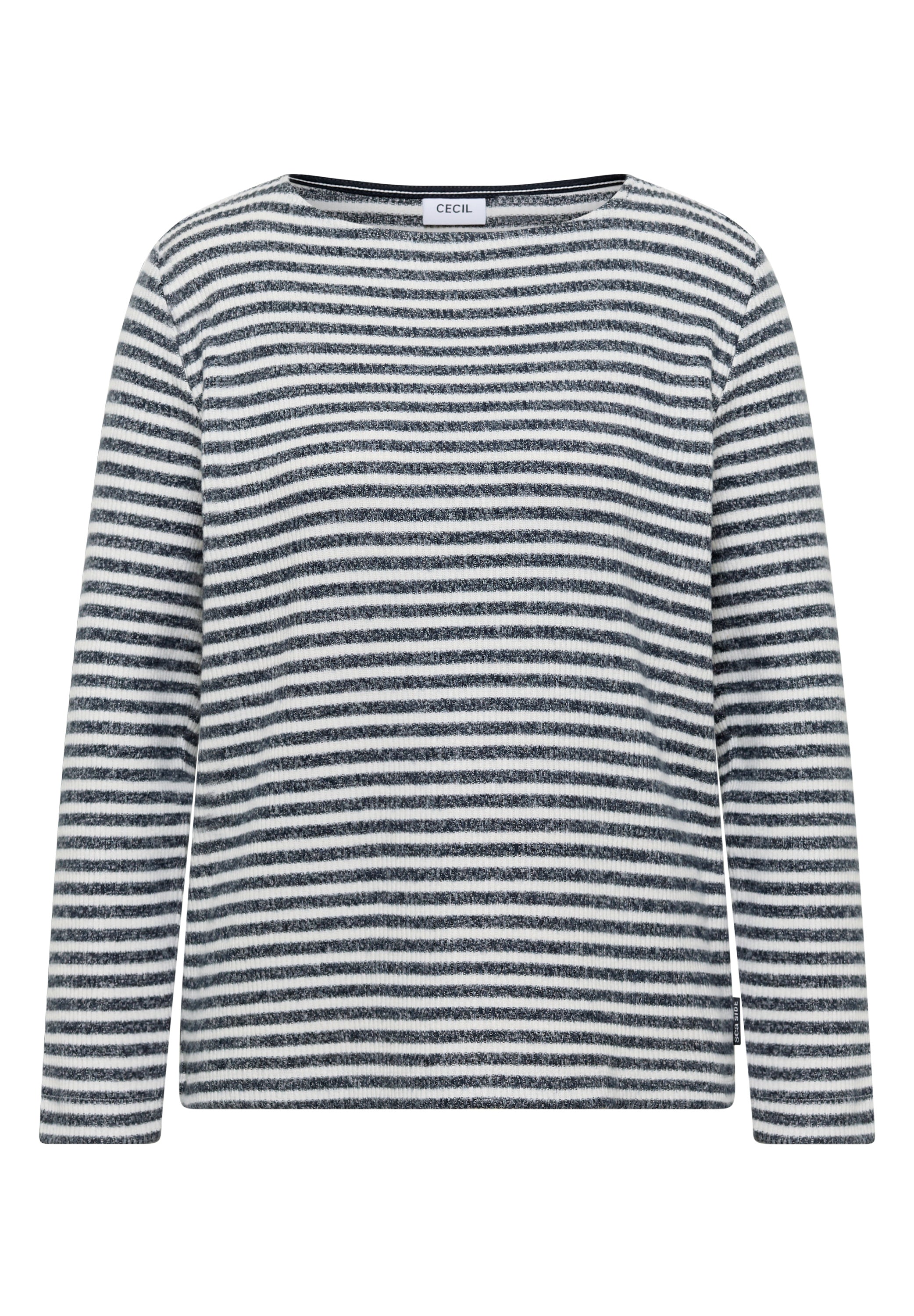 CECIL Damen Shirt Langarm Casual Bequem Viskosemix