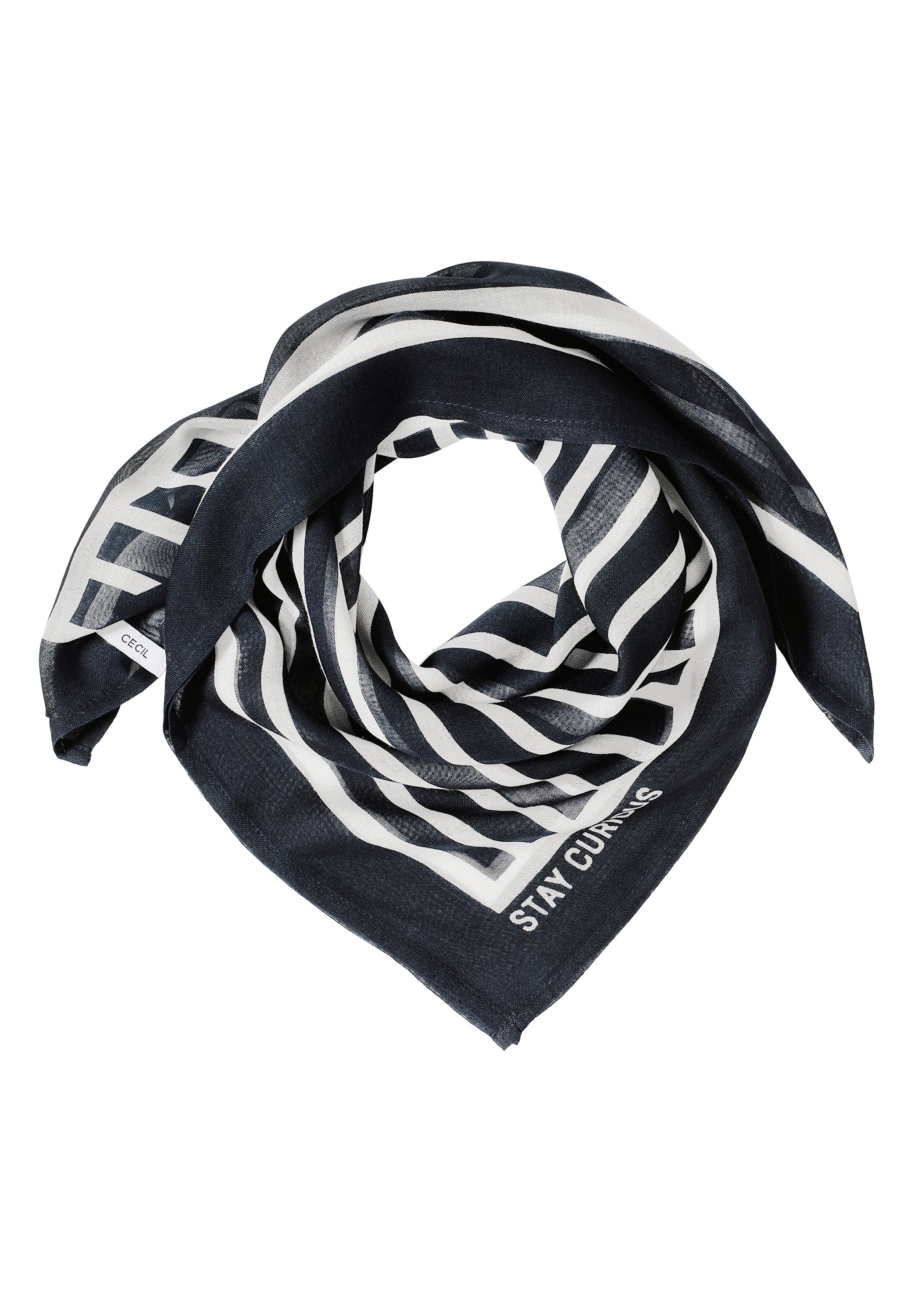 CECIL Damen Bandana Casual Leicht und luftig 100% Modal