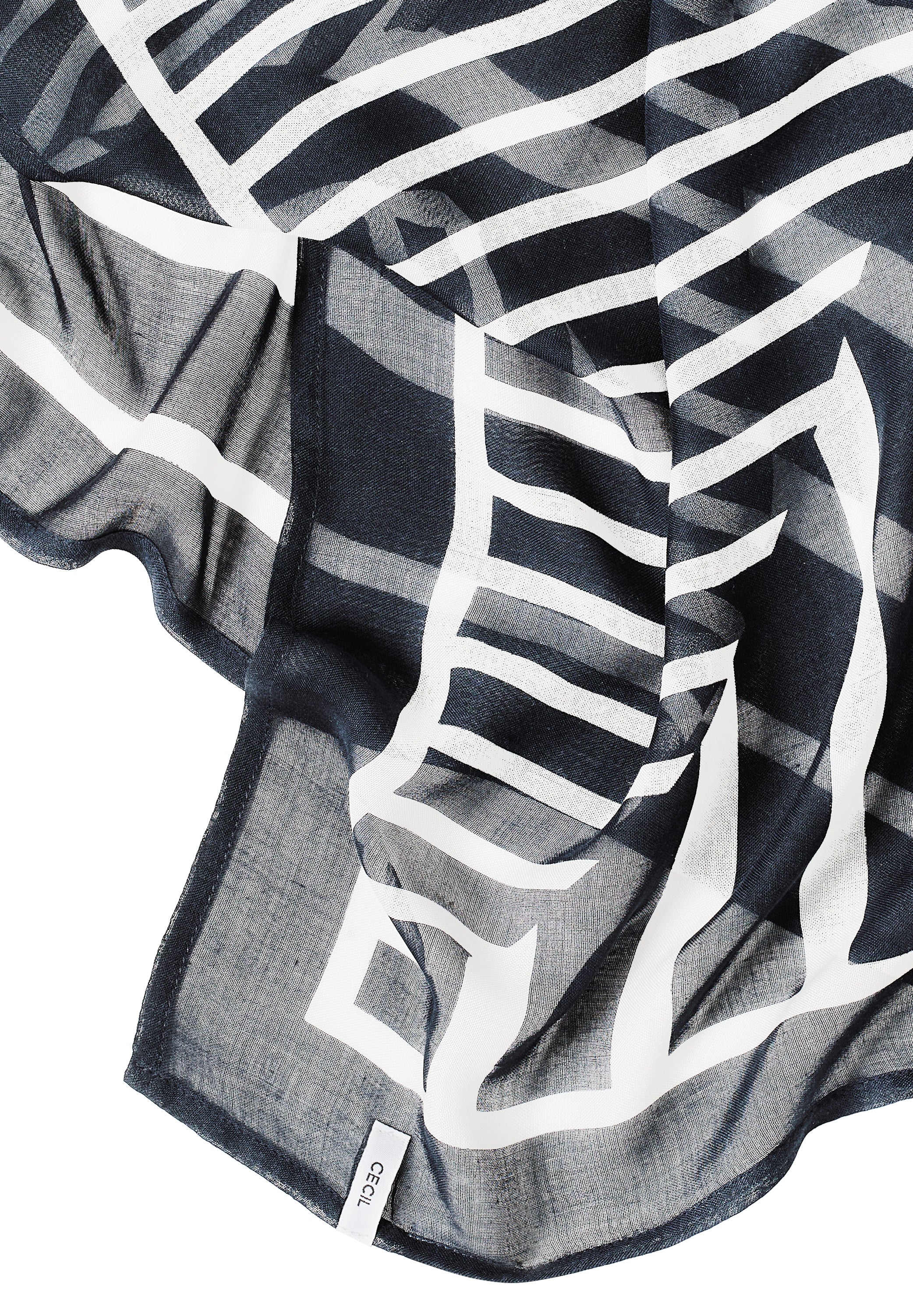 CECIL Damen Bandana Casual Leicht und luftig 100% Modal